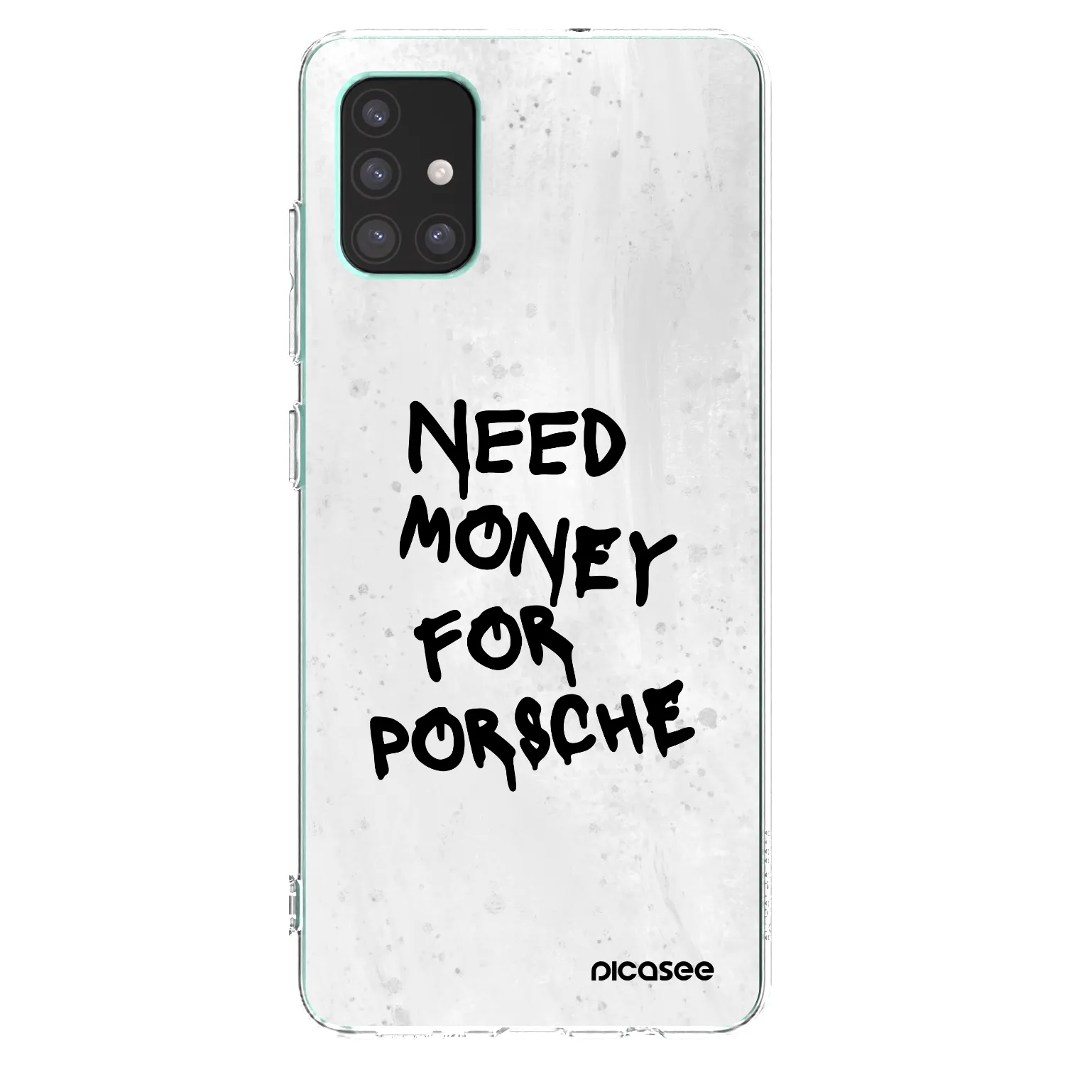 Picasee διαφανής θήκη σιλικόνης Samsung Galaxy M51 M515F - White Dollar
