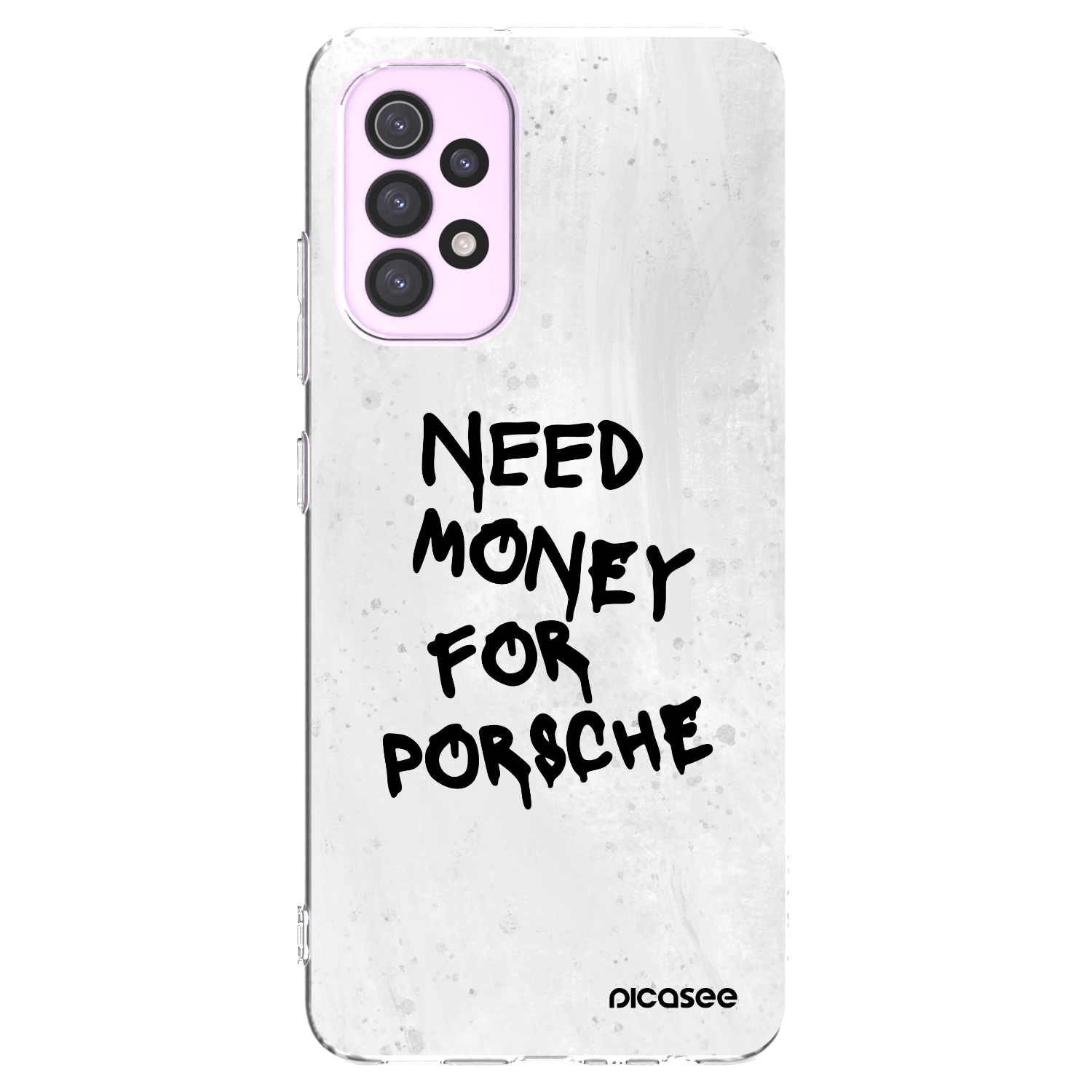 Picasee διαφανής θήκη σιλικόνης Samsung Galaxy A32 5G A326B - White Dollar