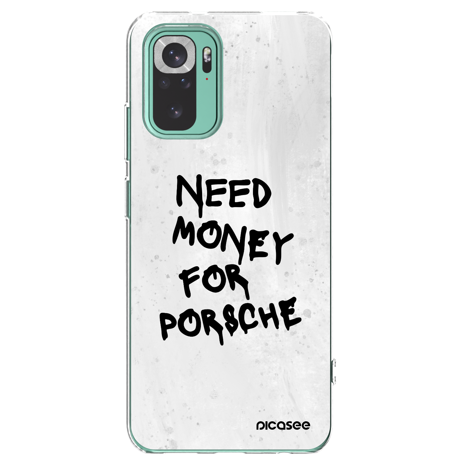 Picasee διαφανής θήκη σιλικόνης Xiaomi Redmi Note 10 Pro - White Dollar