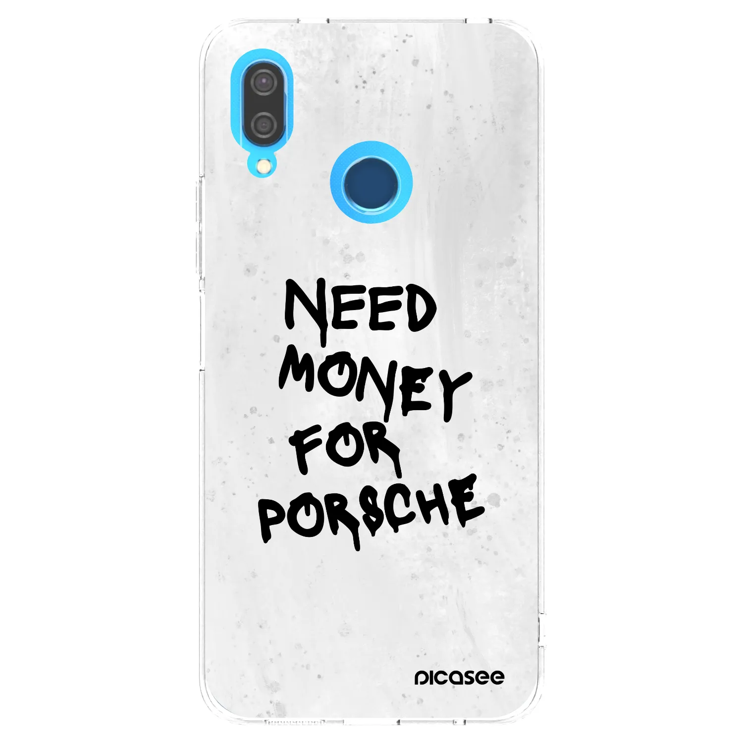 Picasee διαφανής θήκη σιλικόνης Huawei P20 Lite - White Dollar