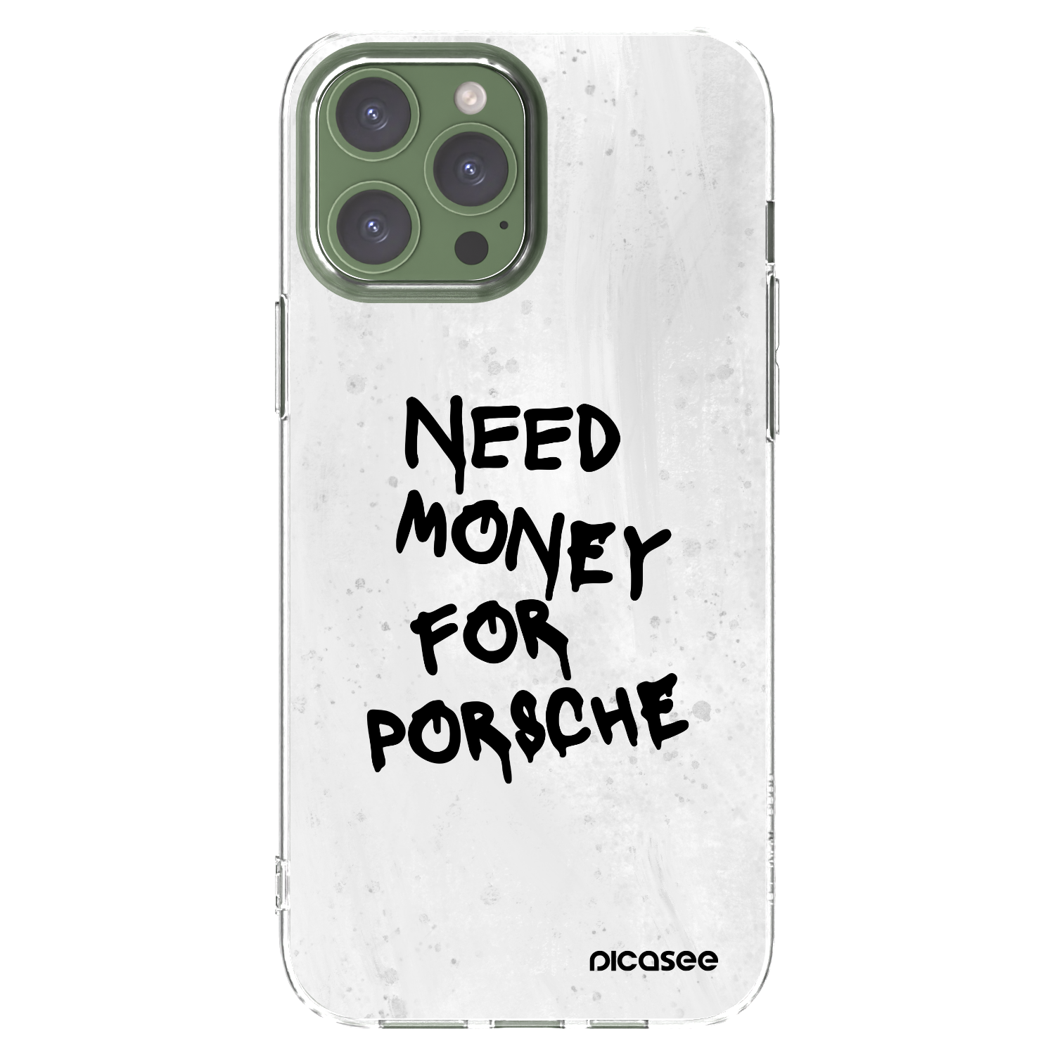Picasee διαφανής θήκη σιλικόνης Apple iPhone 13 Pro Max - White Dollar