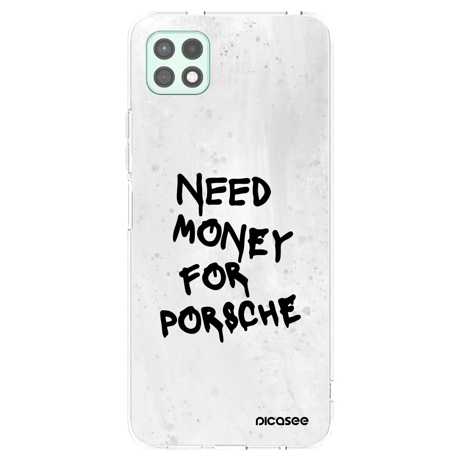 Picasee διαφανής θήκη σιλικόνης Samsung Galaxy A22 A226B 5G - White Dollar