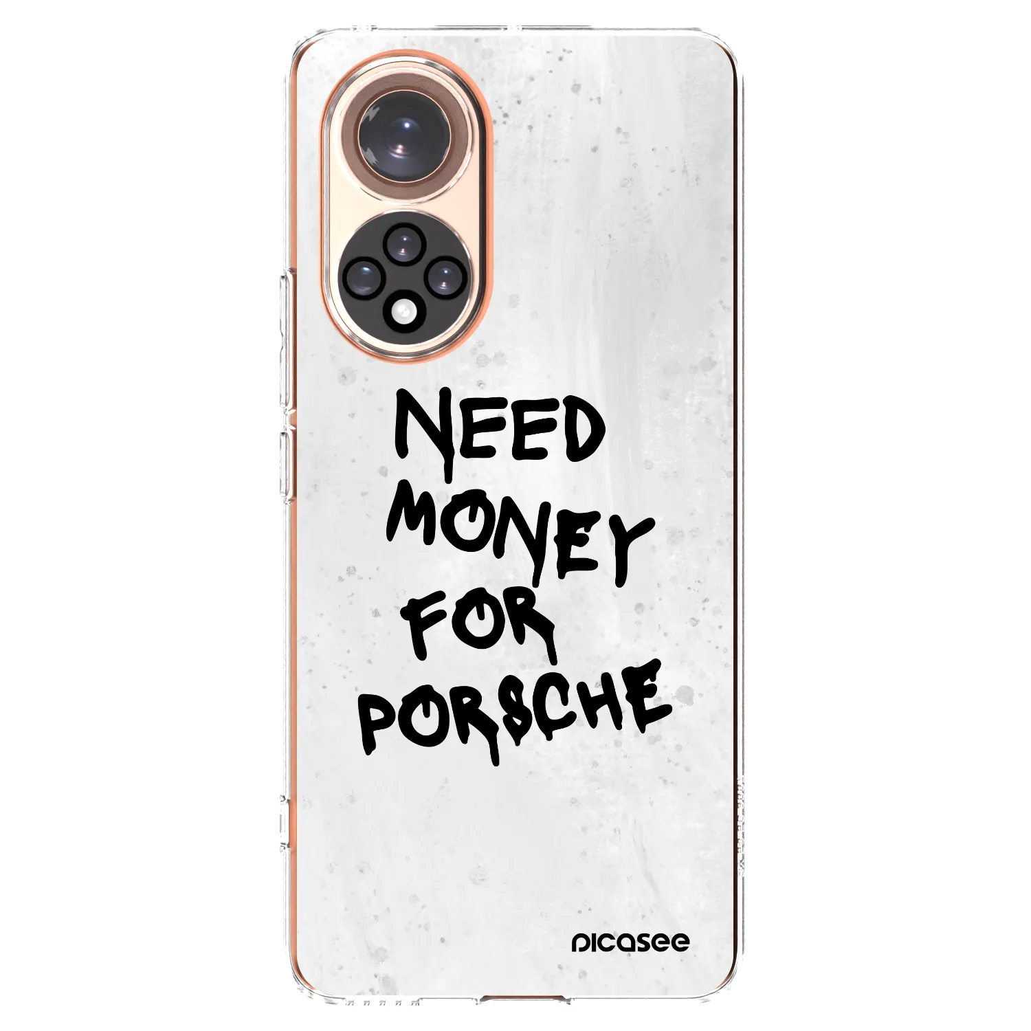 Picasee διαφανής θήκη σιλικόνης Honor 50 5G - White Dollar