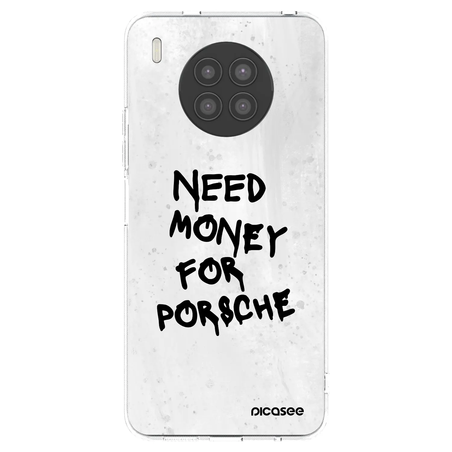 Picasee διαφανής θήκη σιλικόνης Huawei Nova 8i - White Dollar