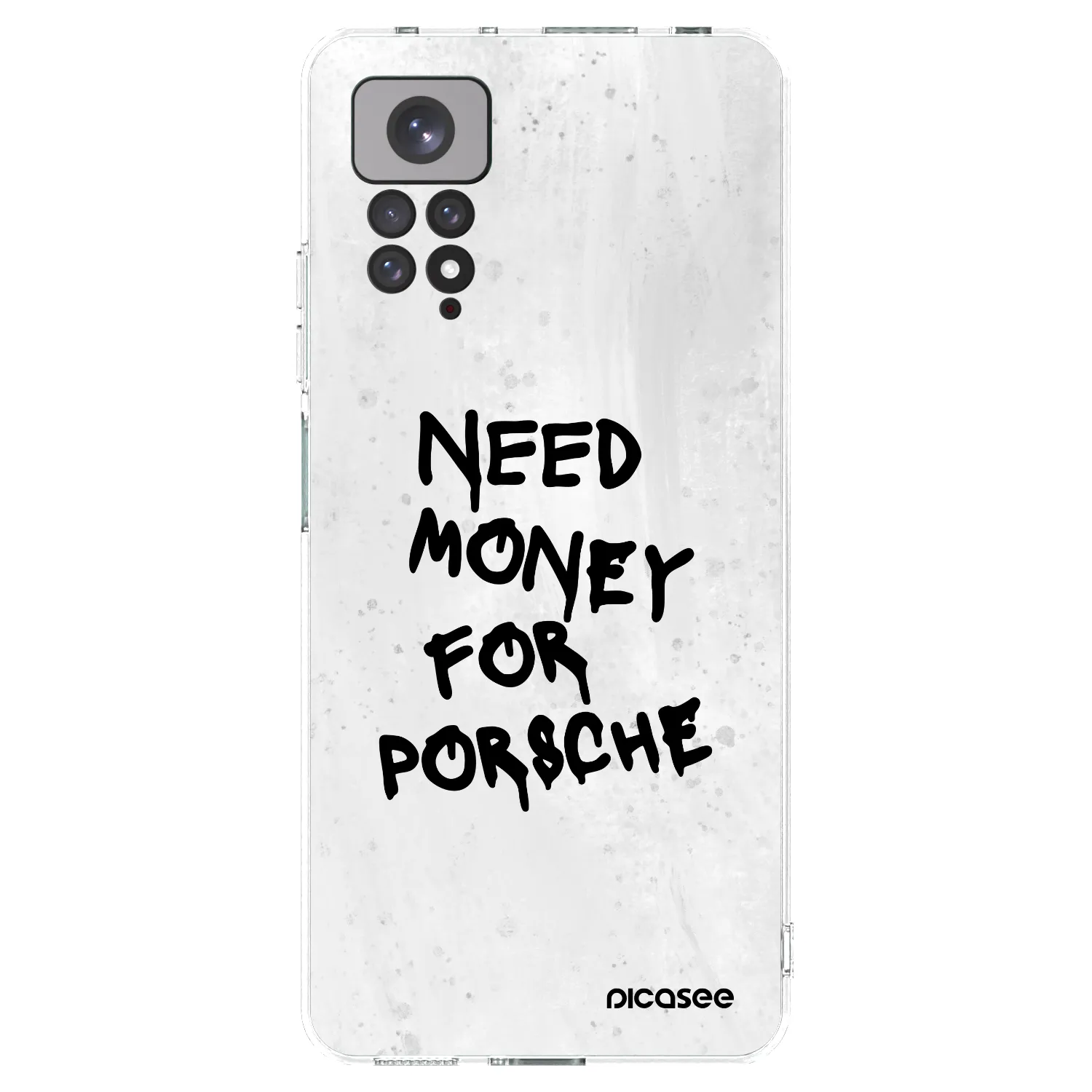 Picasee διαφανής θήκη σιλικόνης Xiaomi Redmi Note 11 - White Dollar