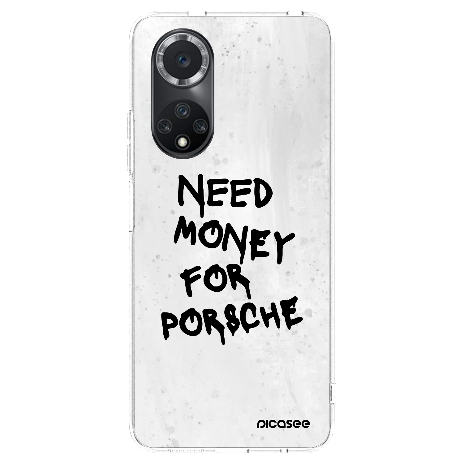 Picasee διαφανής θήκη σιλικόνης Huawei Nova 9 SE - White Dollar