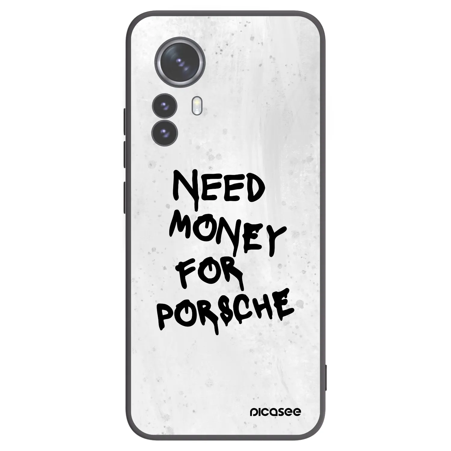 Picasee Μαύρη θήκη σιλικόνης για Xiaomi 12 Pro - White Dollar