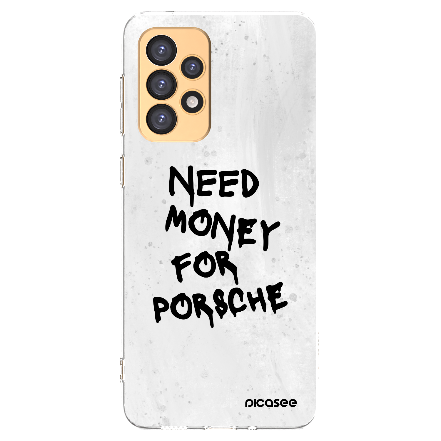 Picasee διαφανής θήκη σιλικόνης Samsung Galaxy A33 5G A336 - White Dollar