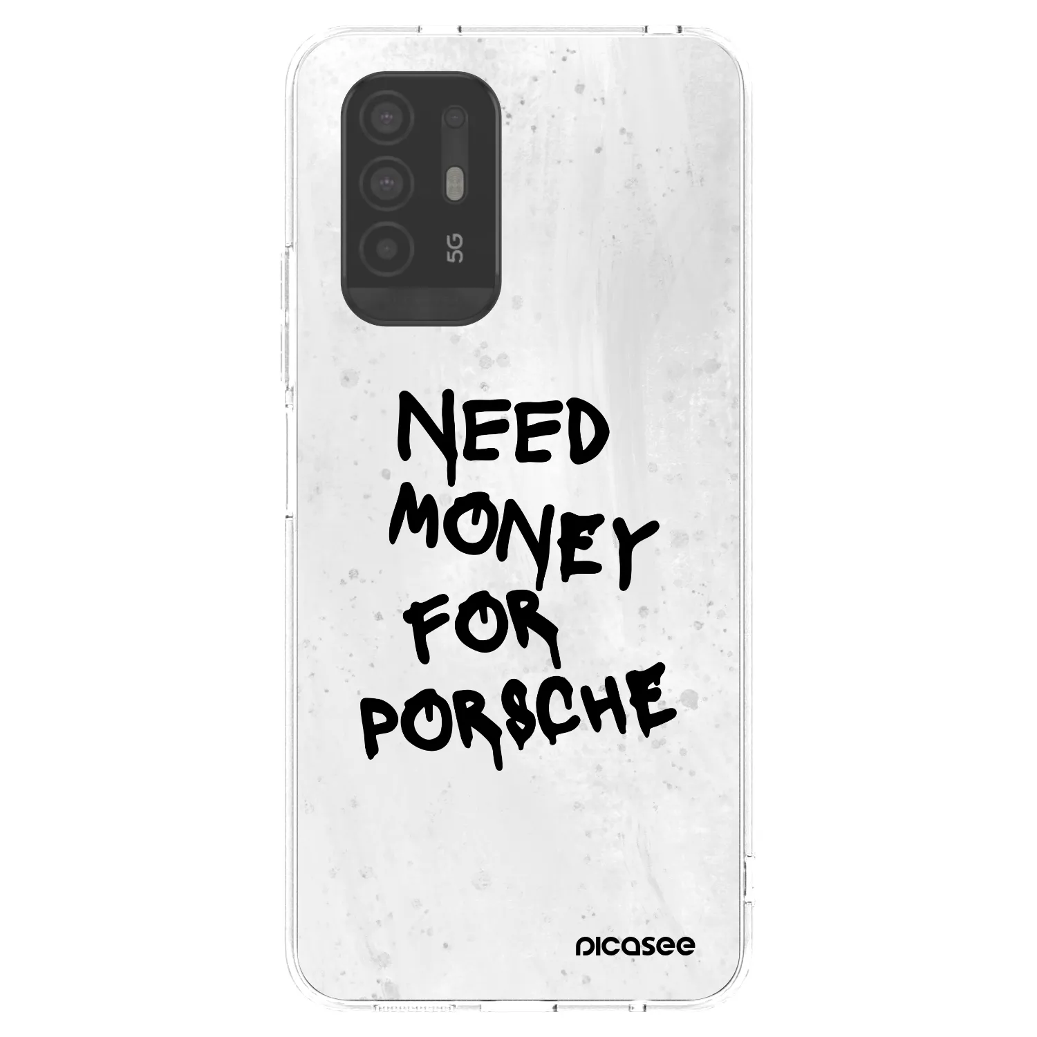 Picasee διαφανής θήκη σιλικόνης OPPO A94 5G - White Dollar