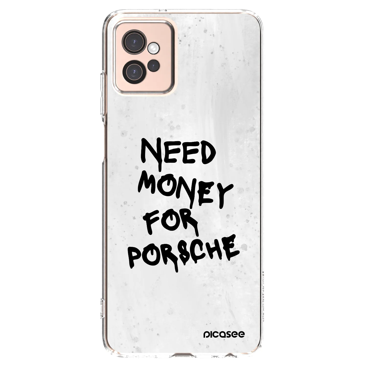 Picasee διαφανής θήκη σιλικόνης Motorola Moto G32 - White Dollar