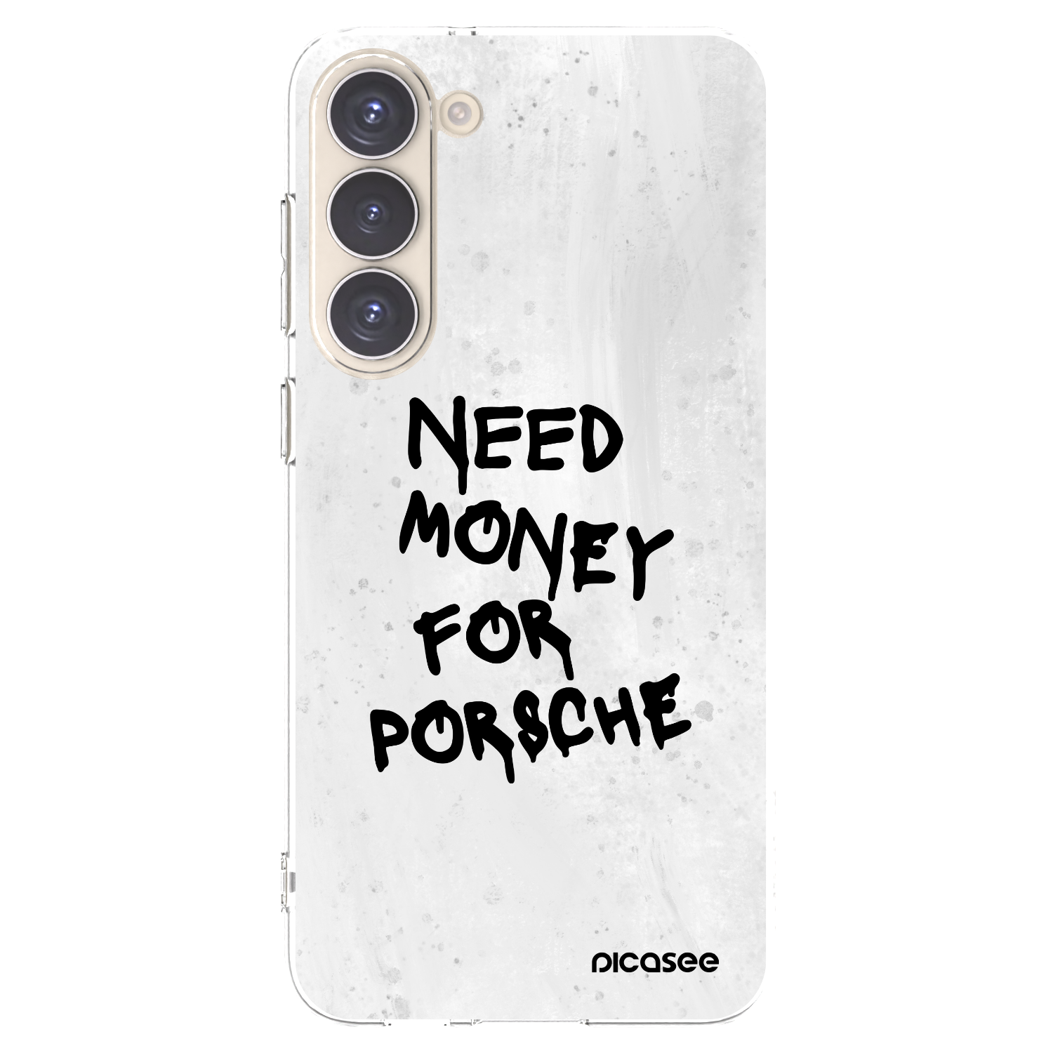 Picasee διαφανής θήκη σιλικόνης Samsung Galaxy S23+ 5G - White Dollar