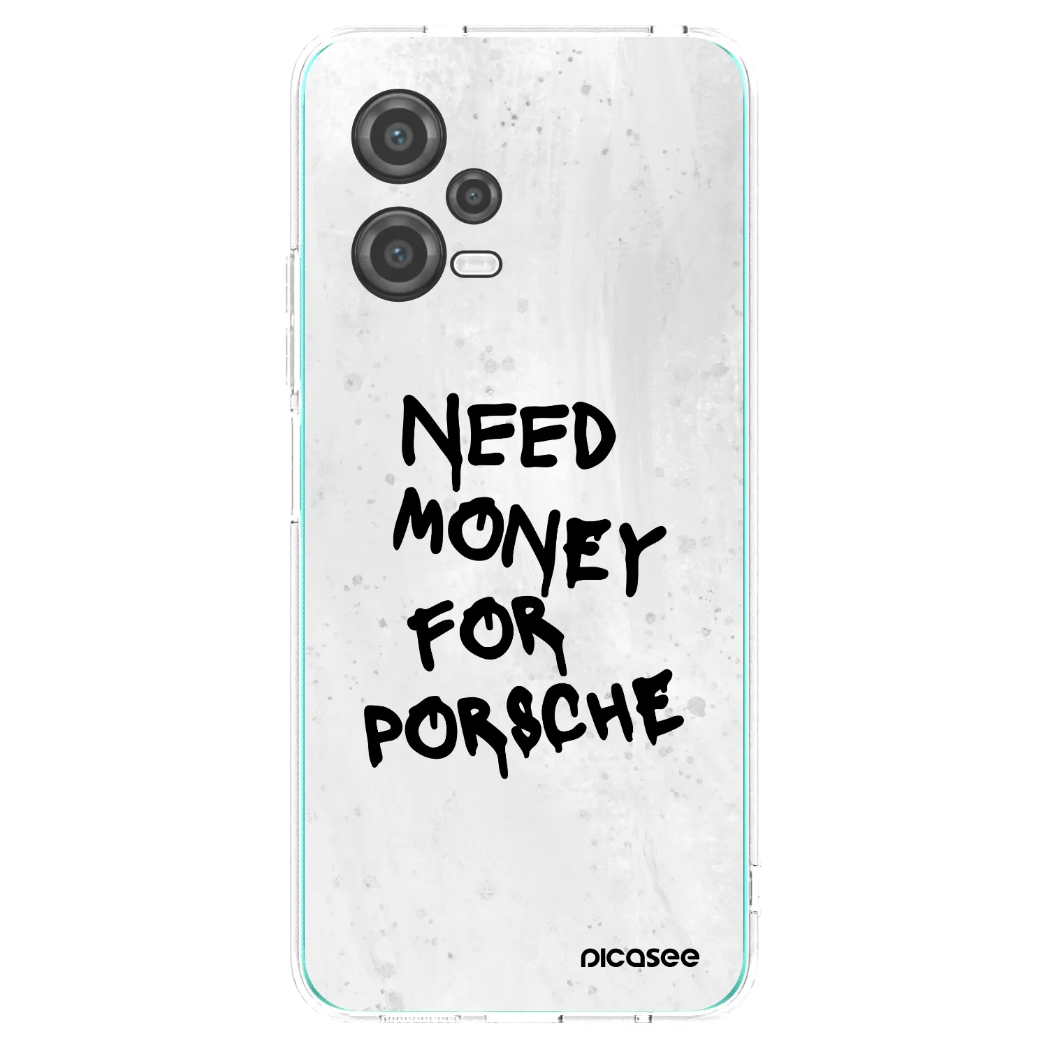 Picasee διαφανής θήκη σιλικόνης Xiaomi Poco X5 - White Dollar