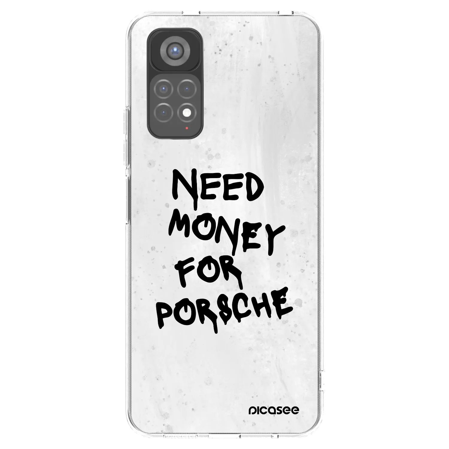 Picasee διαφανής θήκη σιλικόνης Xiaomi Redmi Note 11S 5G - White Dollar