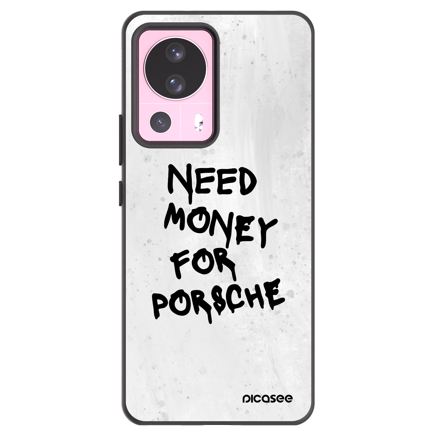 Picasee Μαύρη θήκη σιλικόνης για Xiaomi 13 Lite - White Dollar