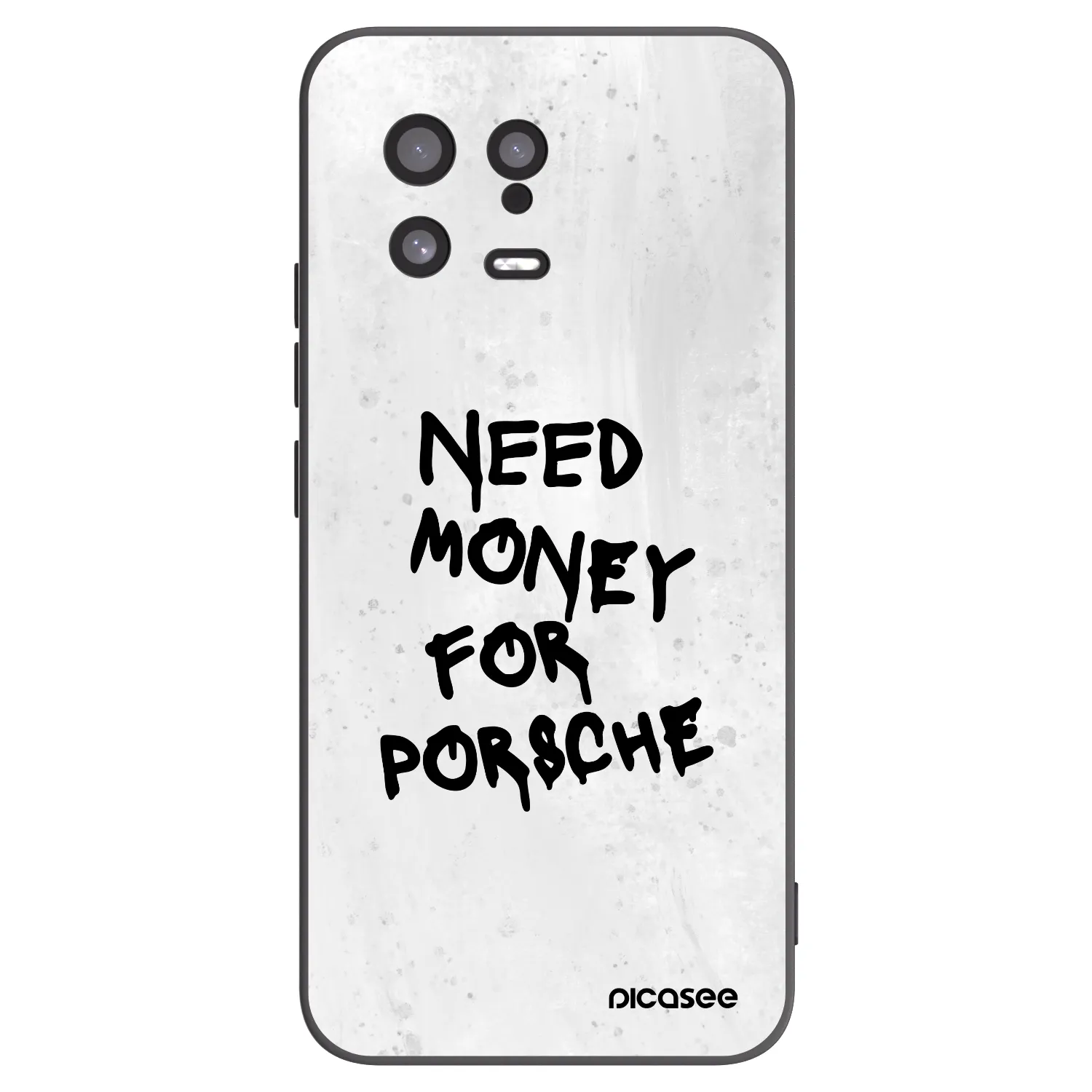 Picasee Μαύρη θήκη σιλικόνης για Xiaomi 13 - White Dollar
