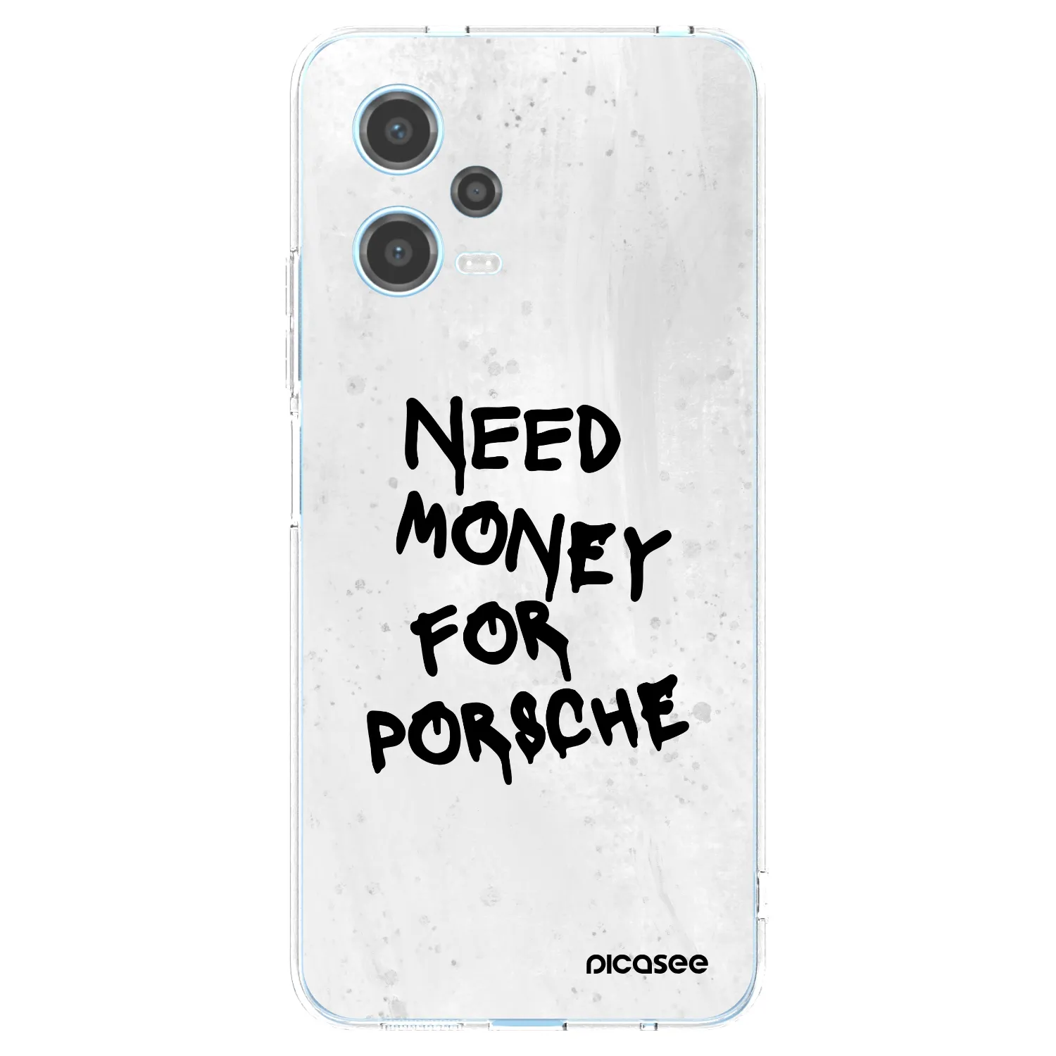 Picasee διαφανής θήκη σιλικόνης Xiaomi Redmi Note 12 5G - White Dollar