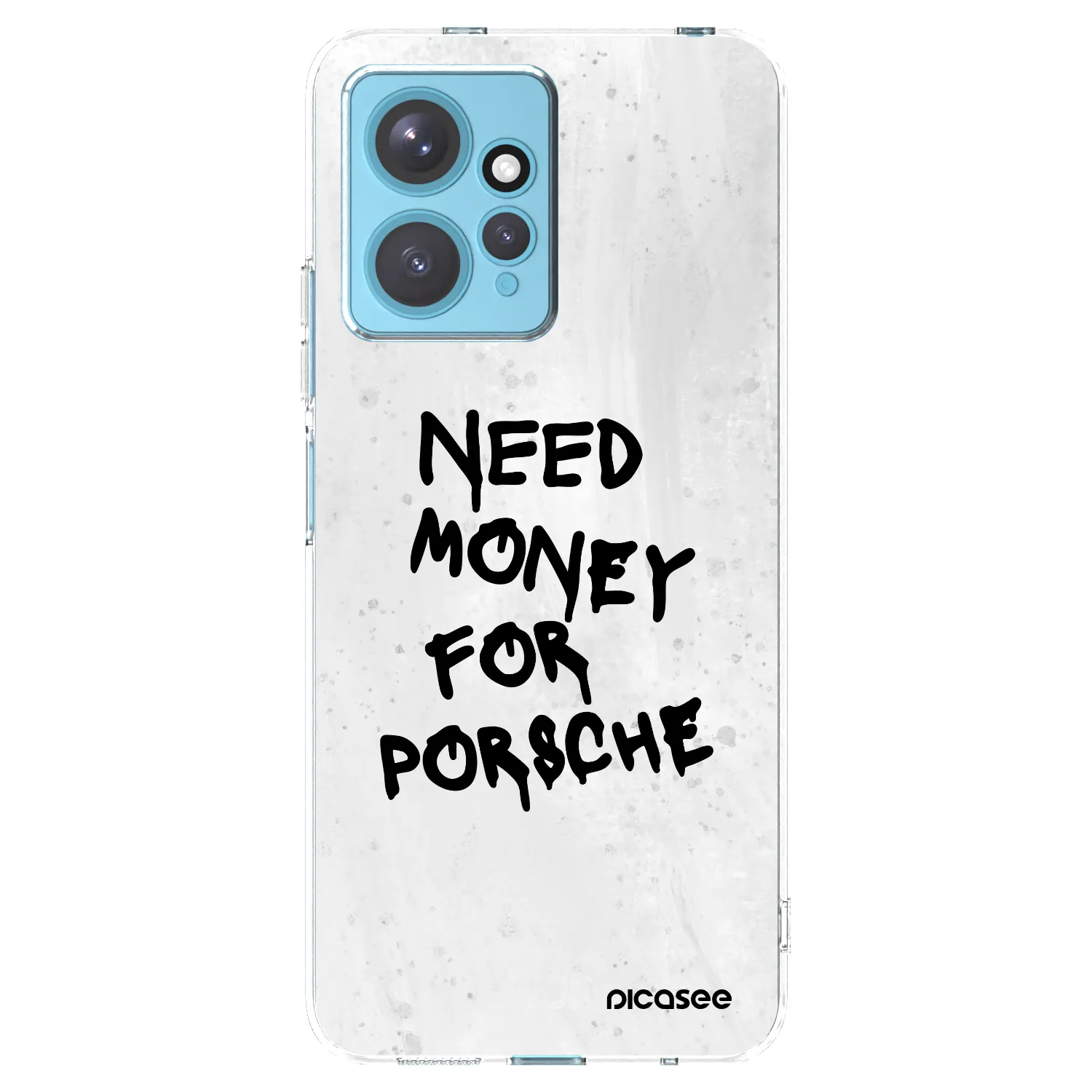 Picasee διαφανής θήκη σιλικόνης Xiaomi Redmi Note 12 4G - White Dollar