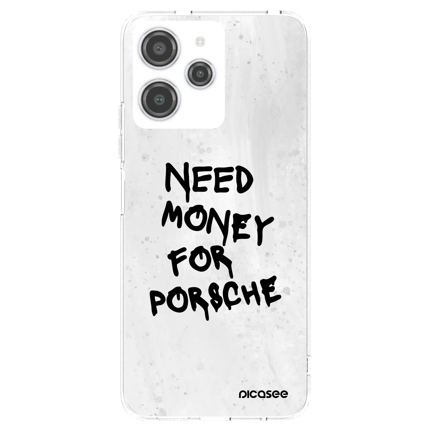 Picasee διαφανής θήκη σιλικόνης Xiaomi Redmi 12 4G - White Dollar