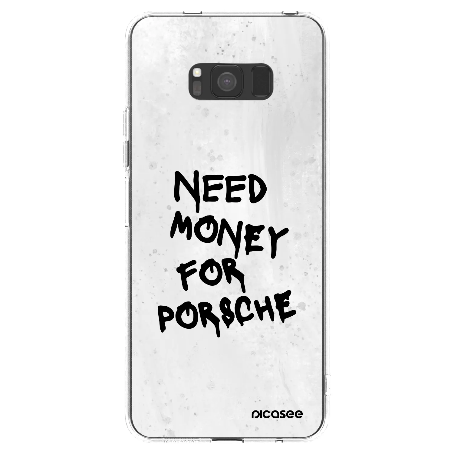 Picasee διαφανής θήκη σιλικόνης Samsung Galaxy S8 G950F - White Dollar
