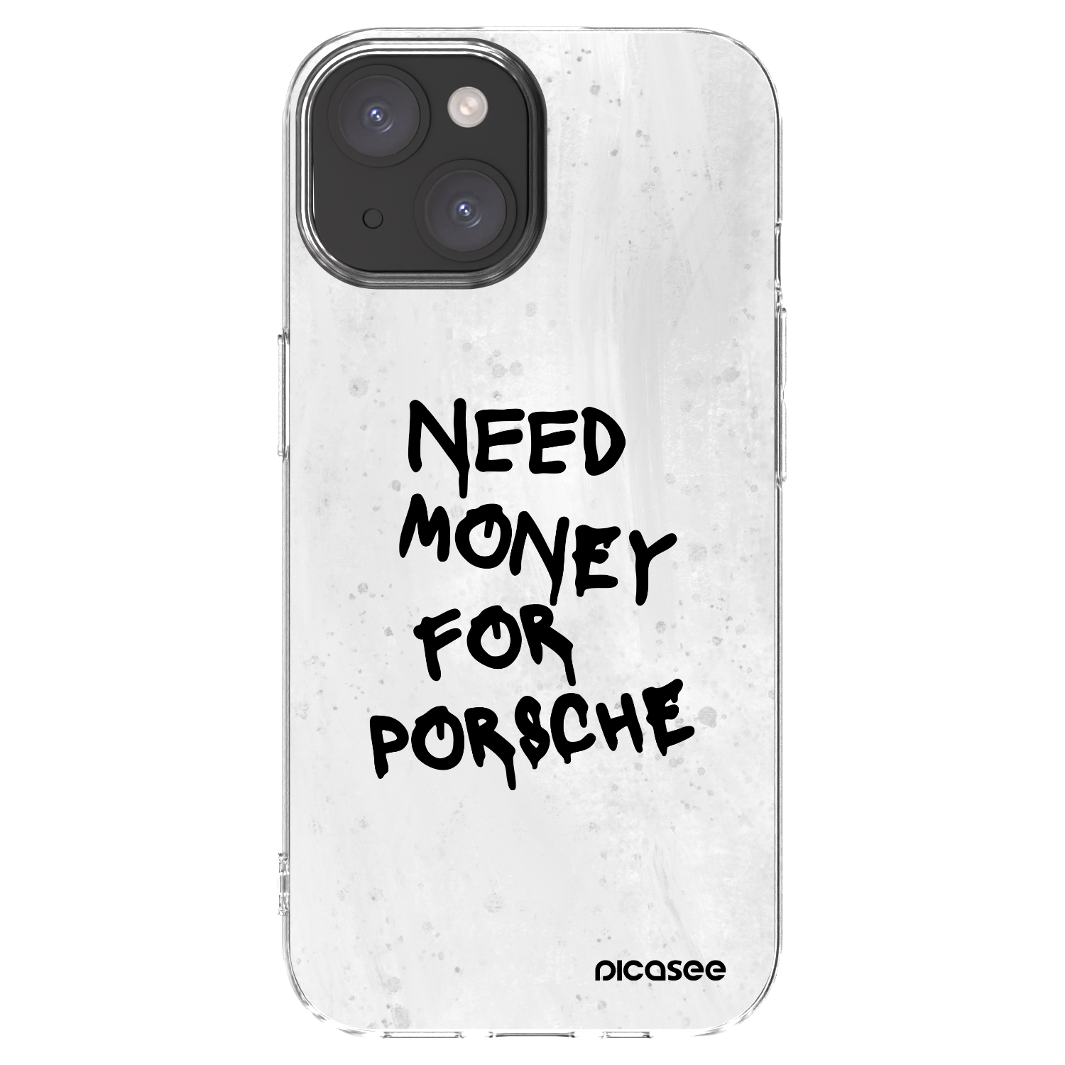 Picasee διαφανής θήκη σιλικόνης Apple iPhone 15 - White Dollar