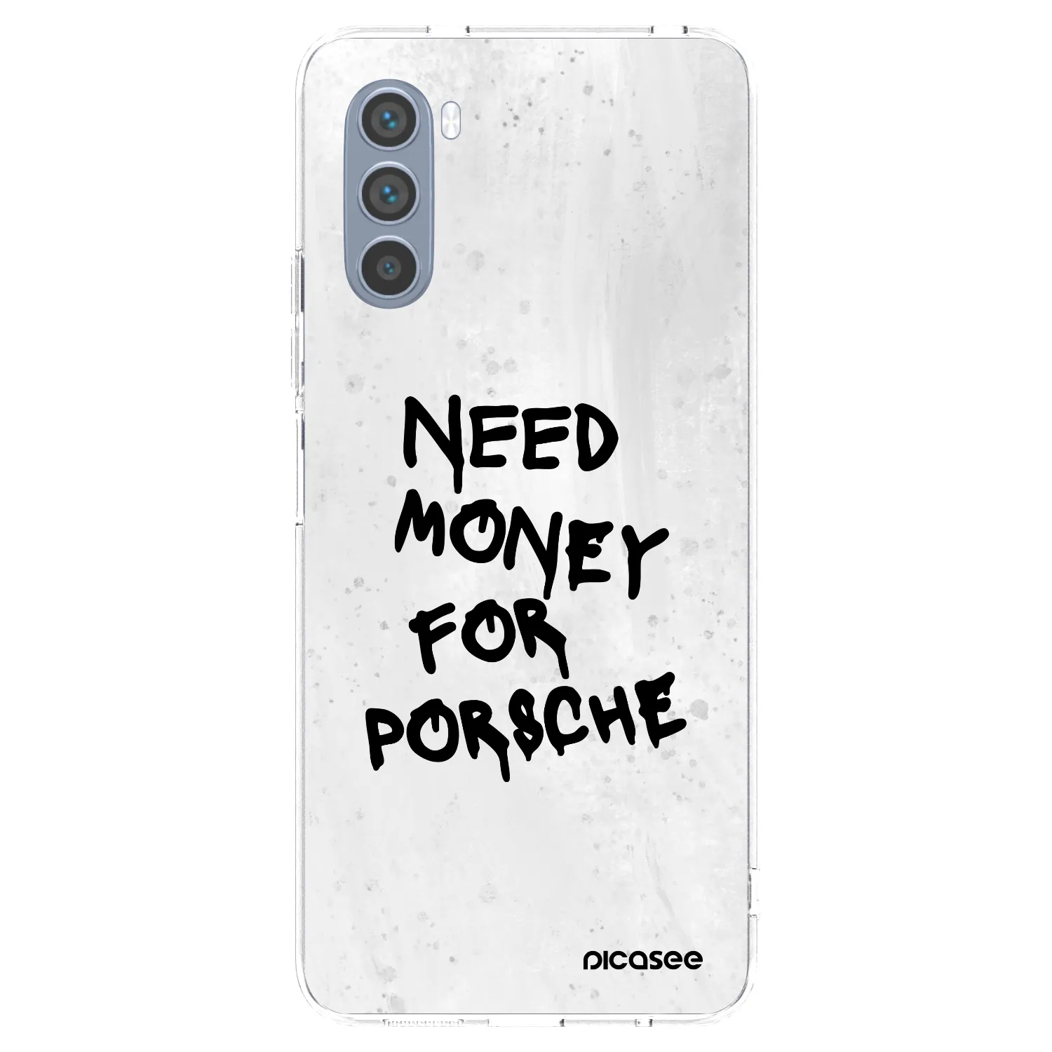 Picasee διαφανής θήκη σιλικόνης Motorola Moto G62 - White Dollar