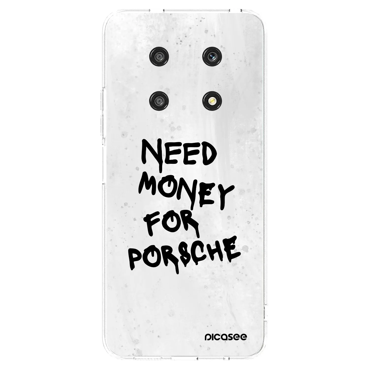 Picasee διαφανής θήκη σιλικόνης Honor Magic4 Lite 5G - White Dollar