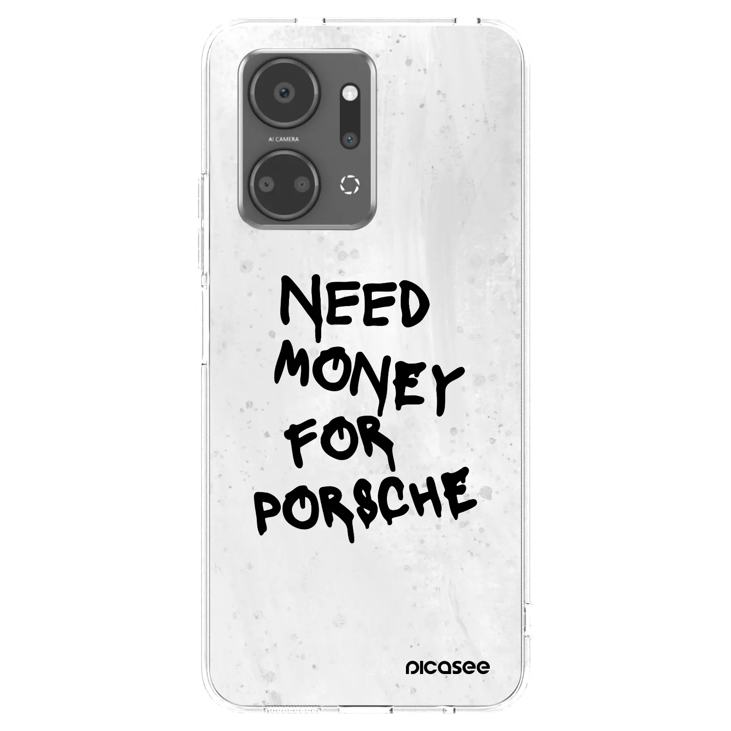 Picasee διαφανής θήκη σιλικόνης Honor X7a - White Dollar