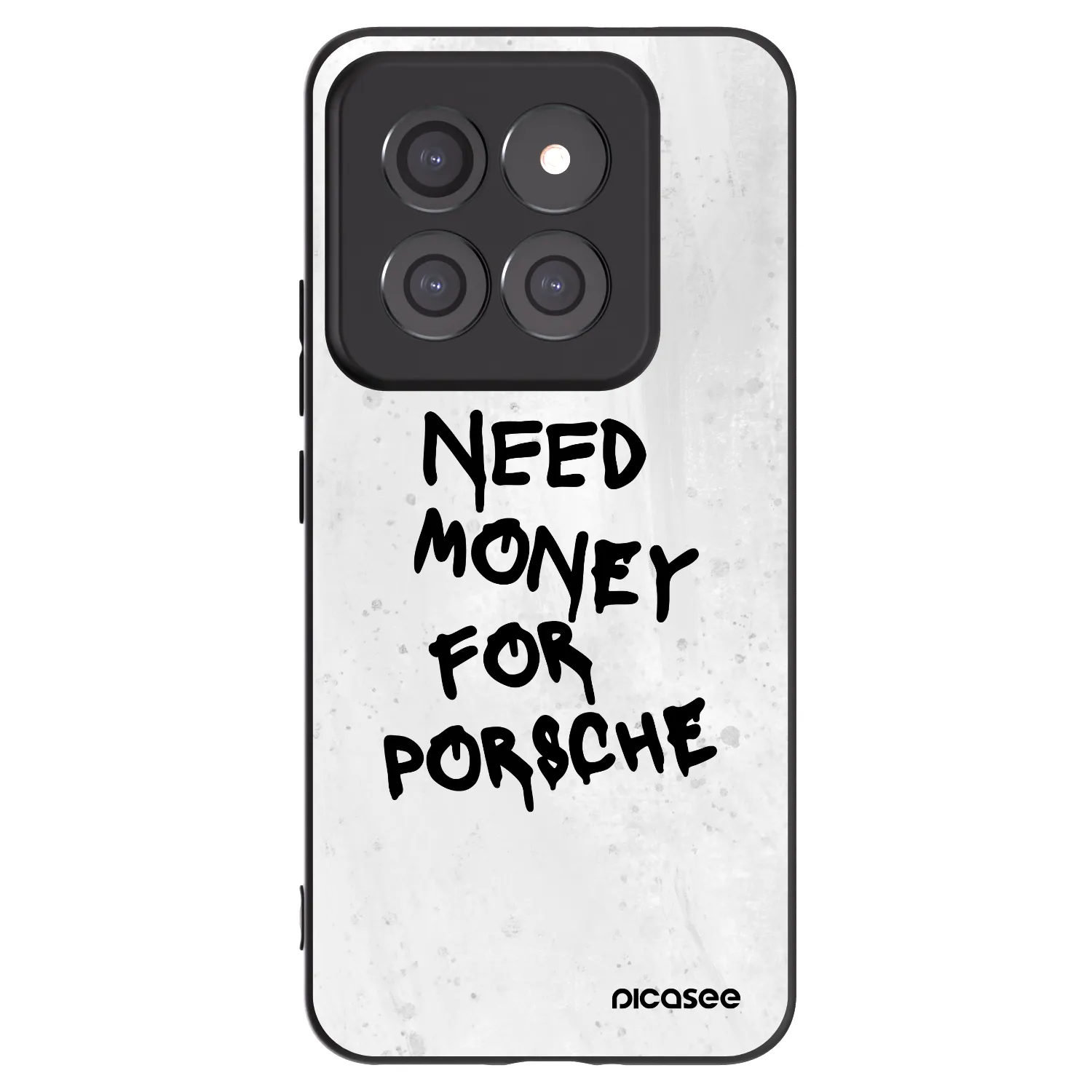 Picasee Μαύρη θήκη σιλικόνης για Xiaomi 14 Pro - White Dollar