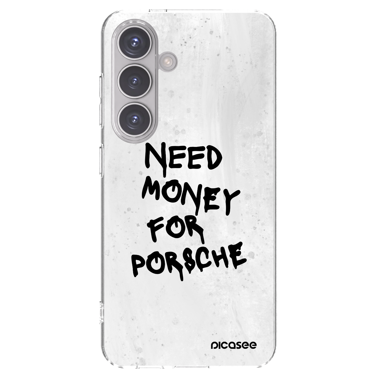 Picasee διαφανής θήκη σιλικόνης Samsung Galaxy S24 S921B 5G - White Dollar