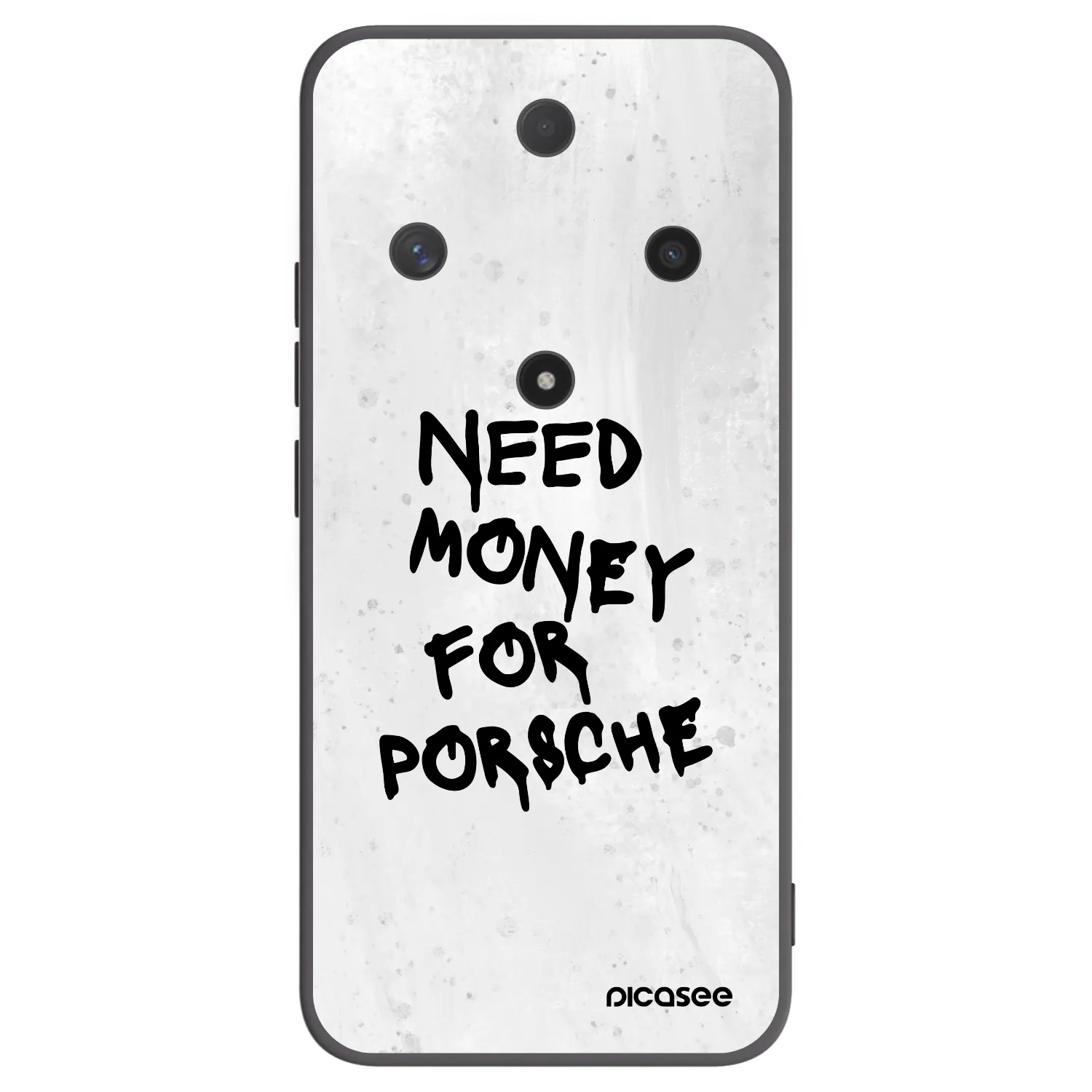 Picasee Μαύρη θήκη σιλικόνης για Honor Magic6 Lite 5G - White Dollar