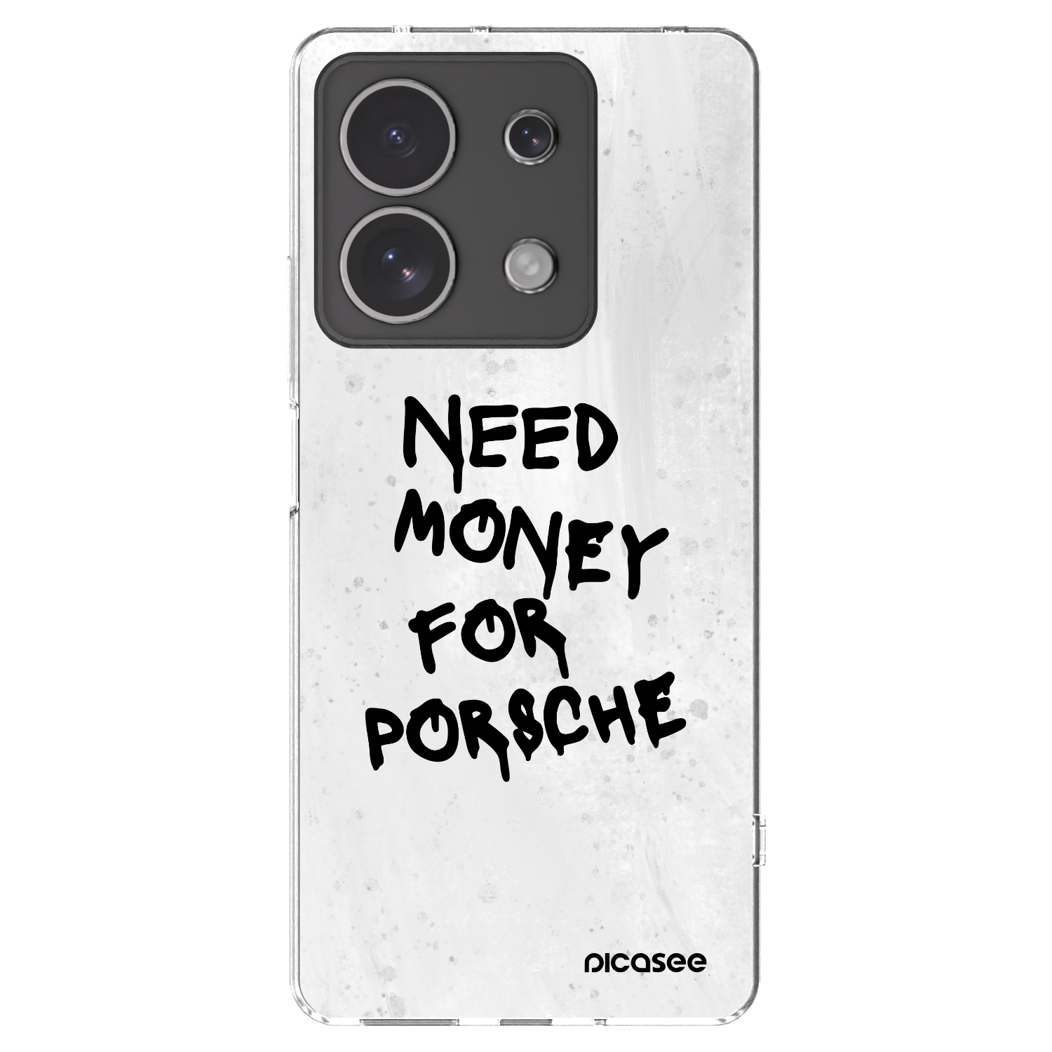 Picasee διαφανής θήκη σιλικόνης Xiaomi Redmi Note 13 4G - White Dollar
