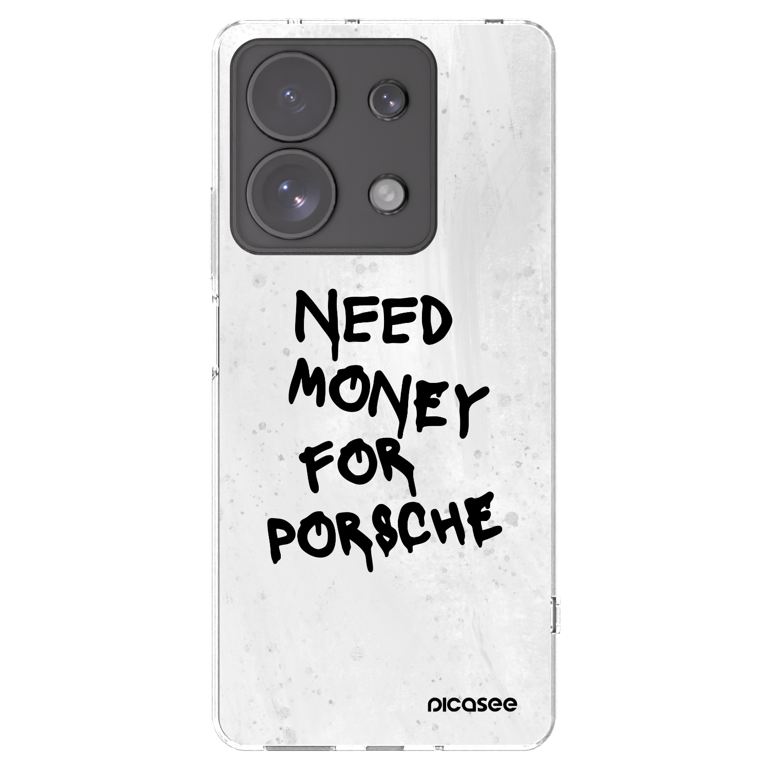 Picasee διαφανής θήκη σιλικόνης Xiaomi Redmi Note 13 Pro 4G - White Dollar