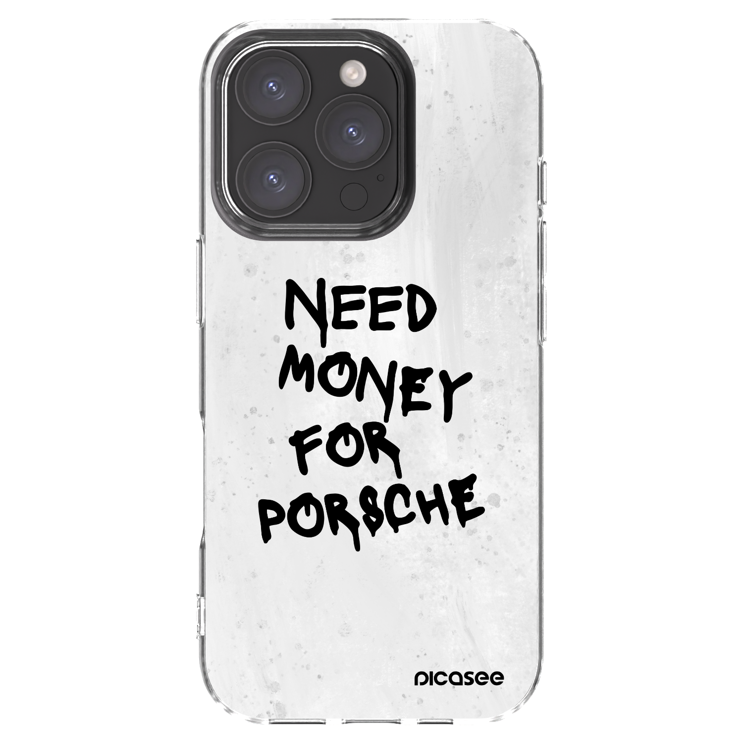Picasee διαφανής θήκη σιλικόνης Apple iPhone 16 Pro - White Dollar
