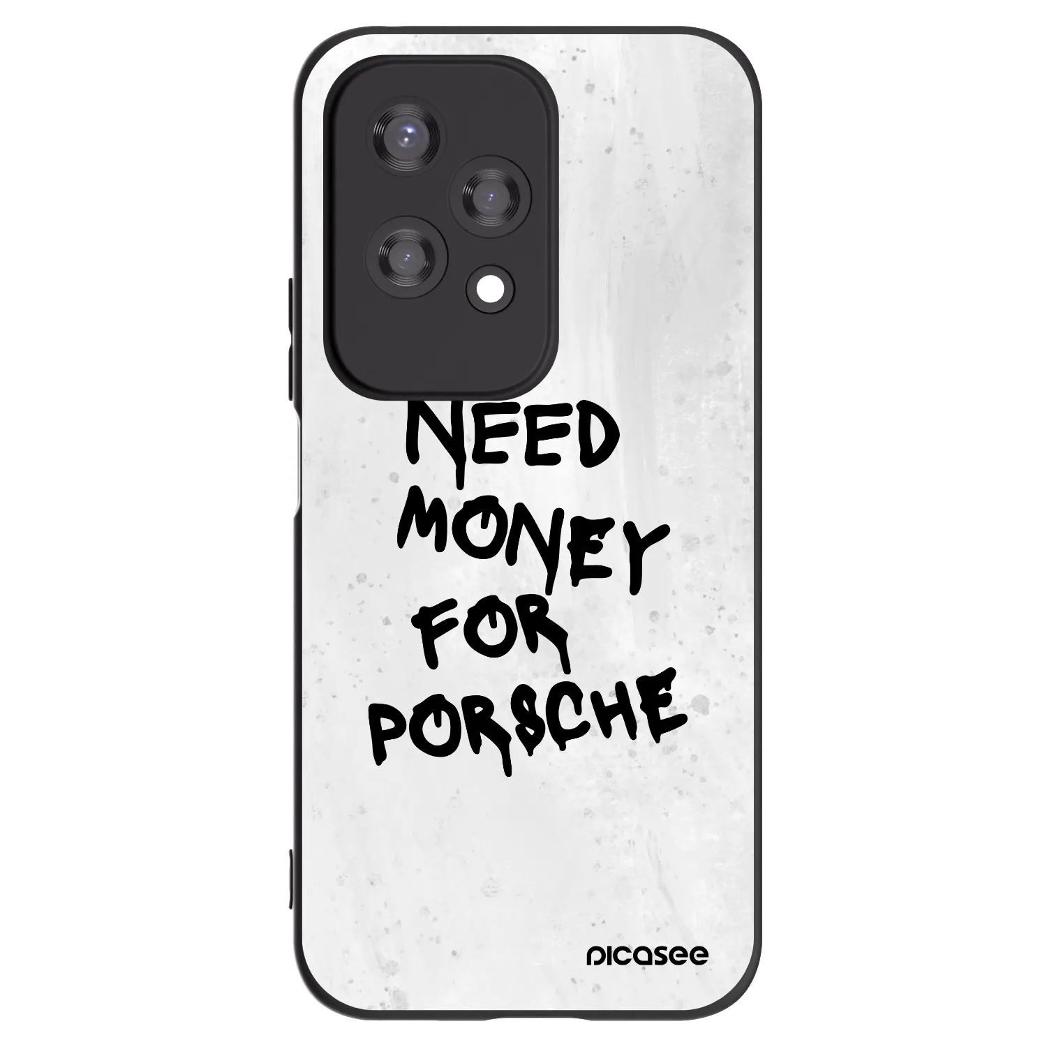 Picasee Μαύρη θήκη σιλικόνης για Honor 200 Lite - White Dollar