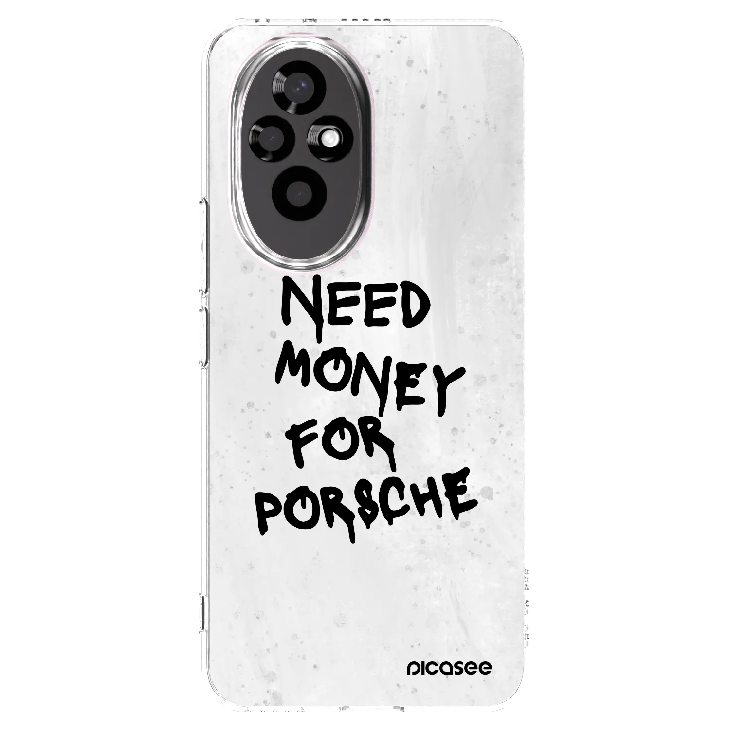 Picasee διαφανής θήκη σιλικόνης Honor 200 Pro 5G - White Dollar