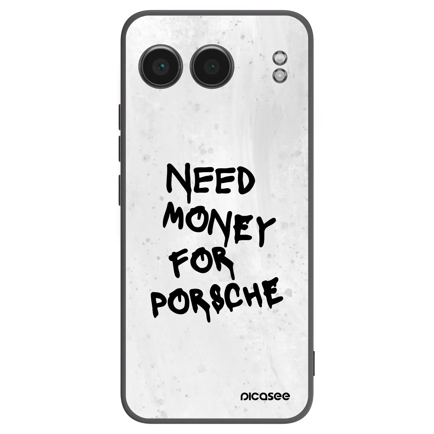 Picasee Μαύρη θήκη σιλικόνης για OnePlus Nord 4 - White Dollar