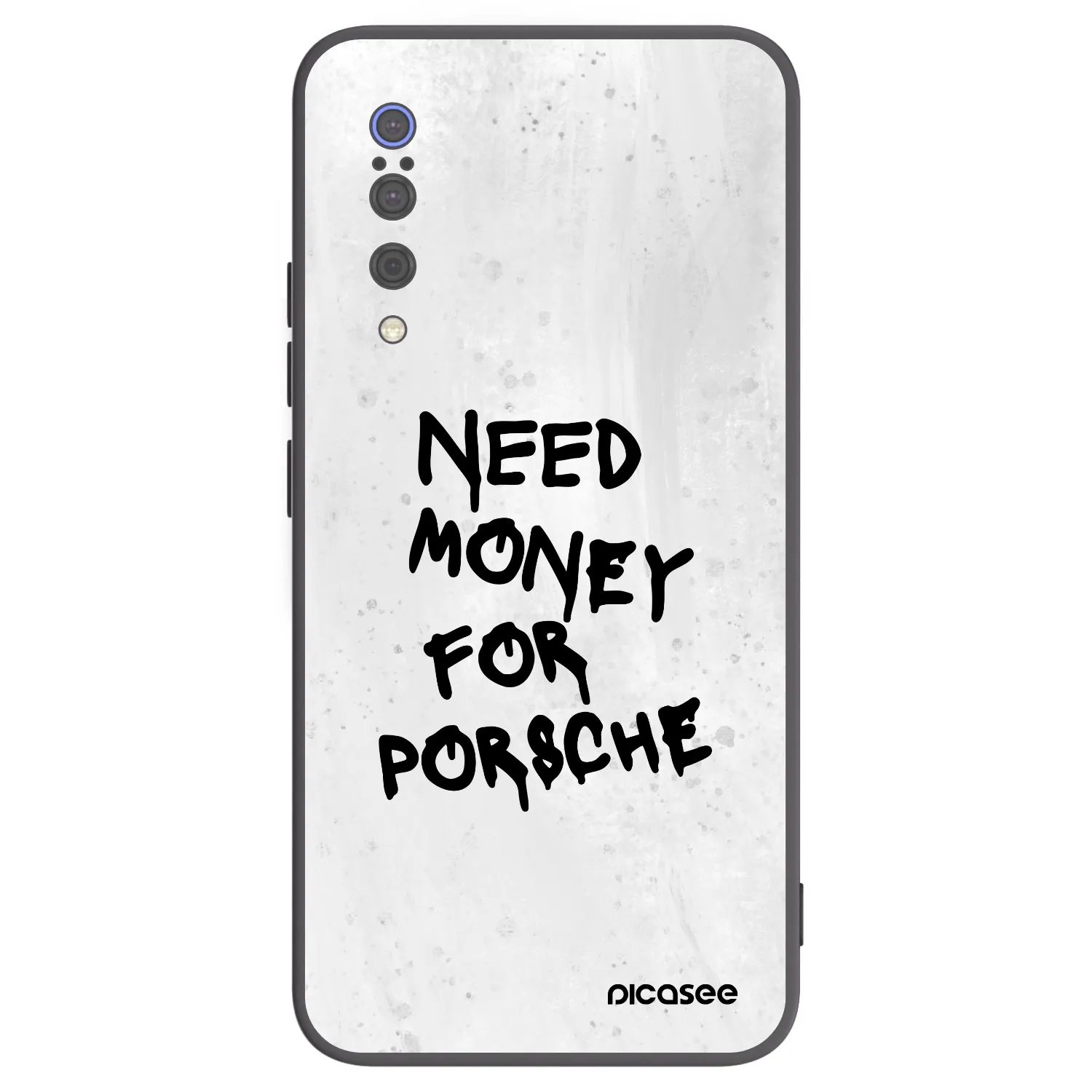 Picasee Μαύρη θήκη σιλικόνης για Xiaomi Mi 9 - White Dollar