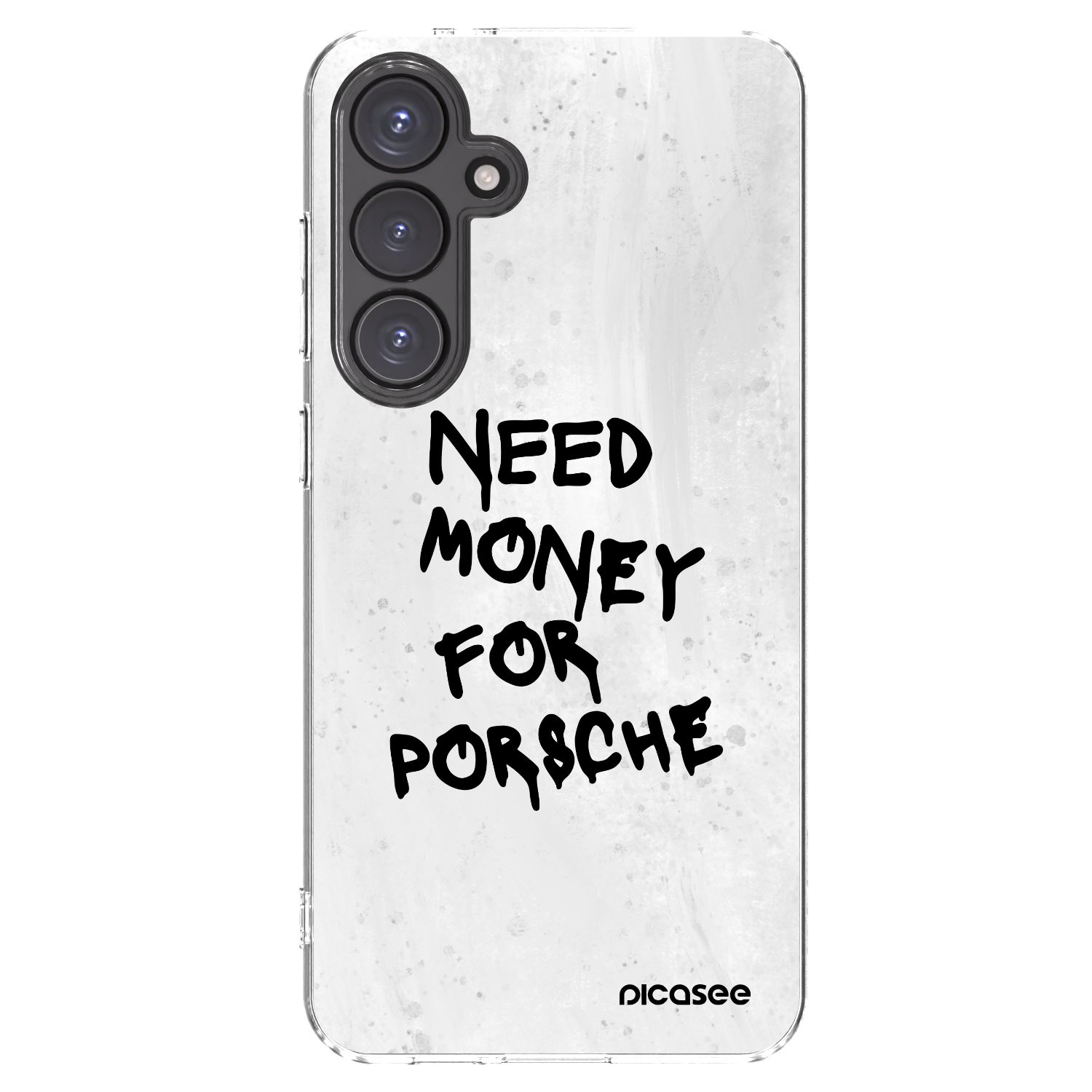 Picasee διαφανής θήκη σιλικόνης Samsung Galaxy S24 FE S721B - White Dollar