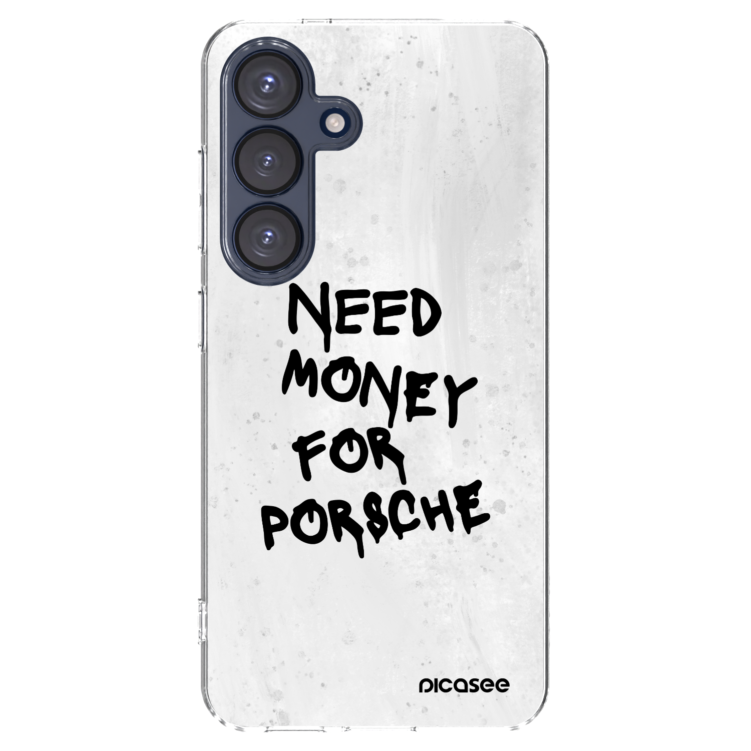 Picasee διαφανής θήκη σιλικόνης Samsung Galaxy S25 5G - White Dollar