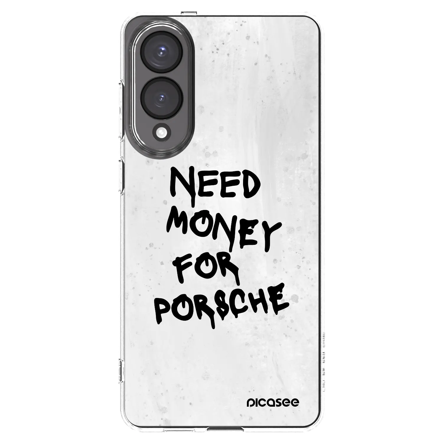 Picasee διαφανής θήκη σιλικόνης Samsung Galaxy S25 Edge 5G - White Dollar