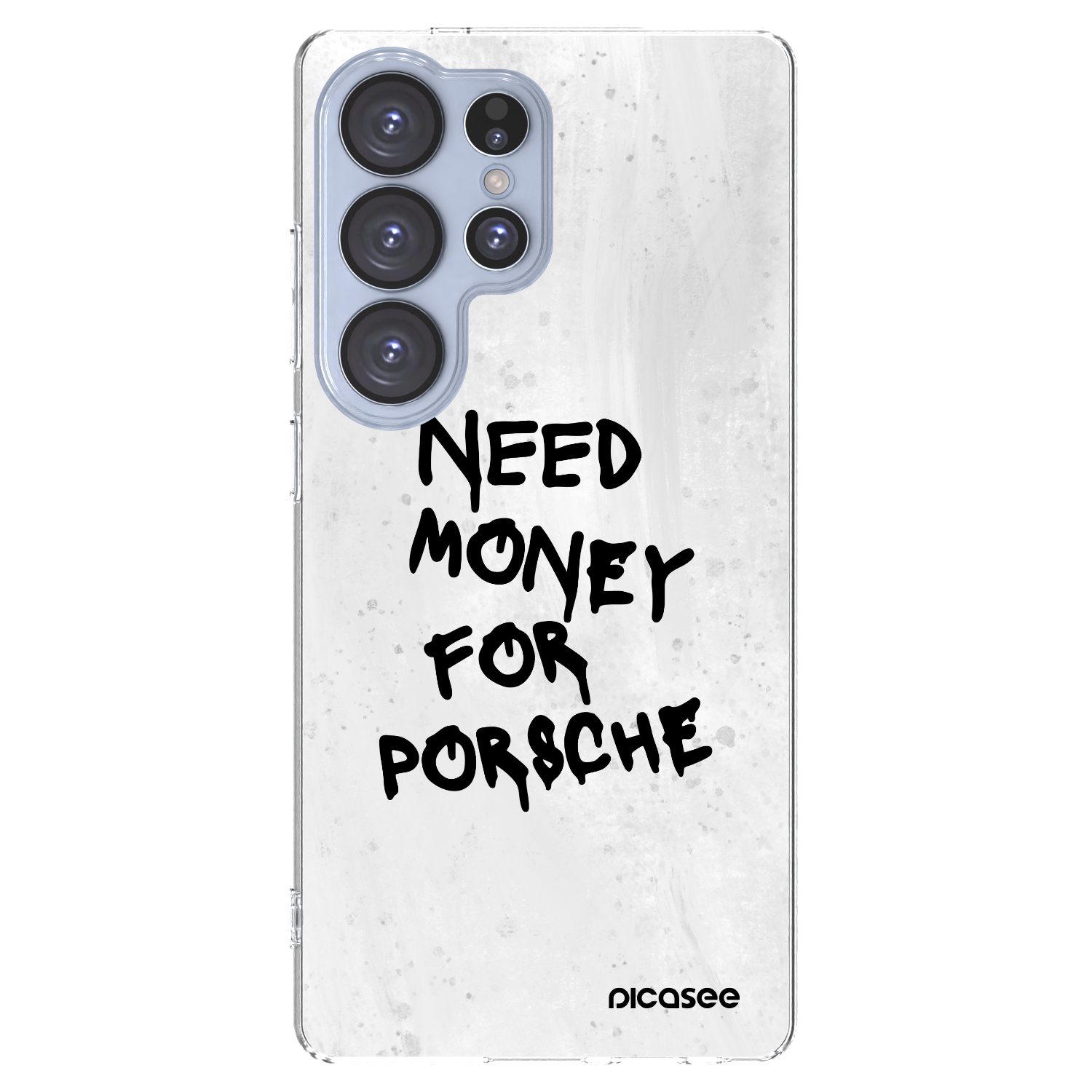 Picasee διαφανής θήκη σιλικόνης Samsung Galaxy S25 Ultra 5G - White Dollar