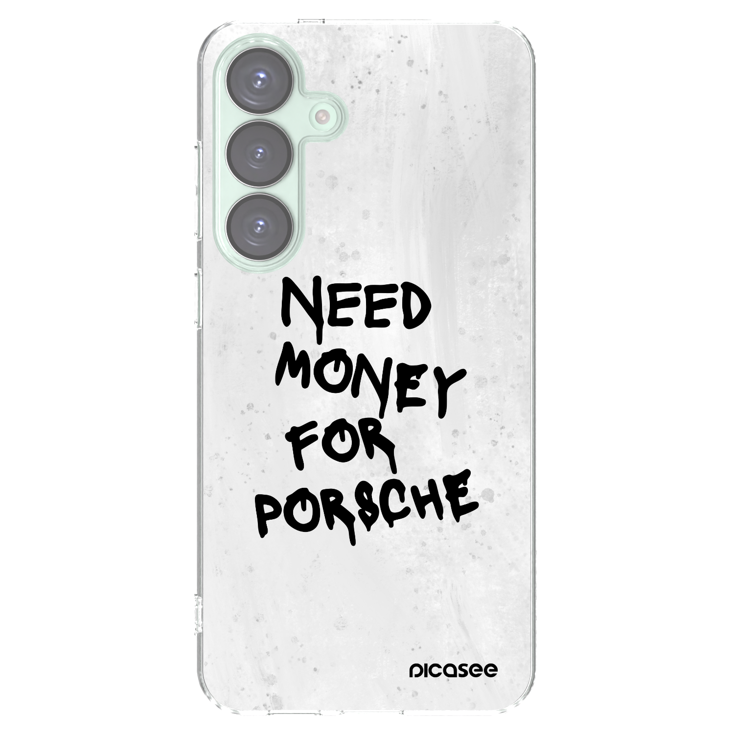 Picasee διαφανής θήκη σιλικόνης Samsung Galaxy S25+ 5G - White Dollar