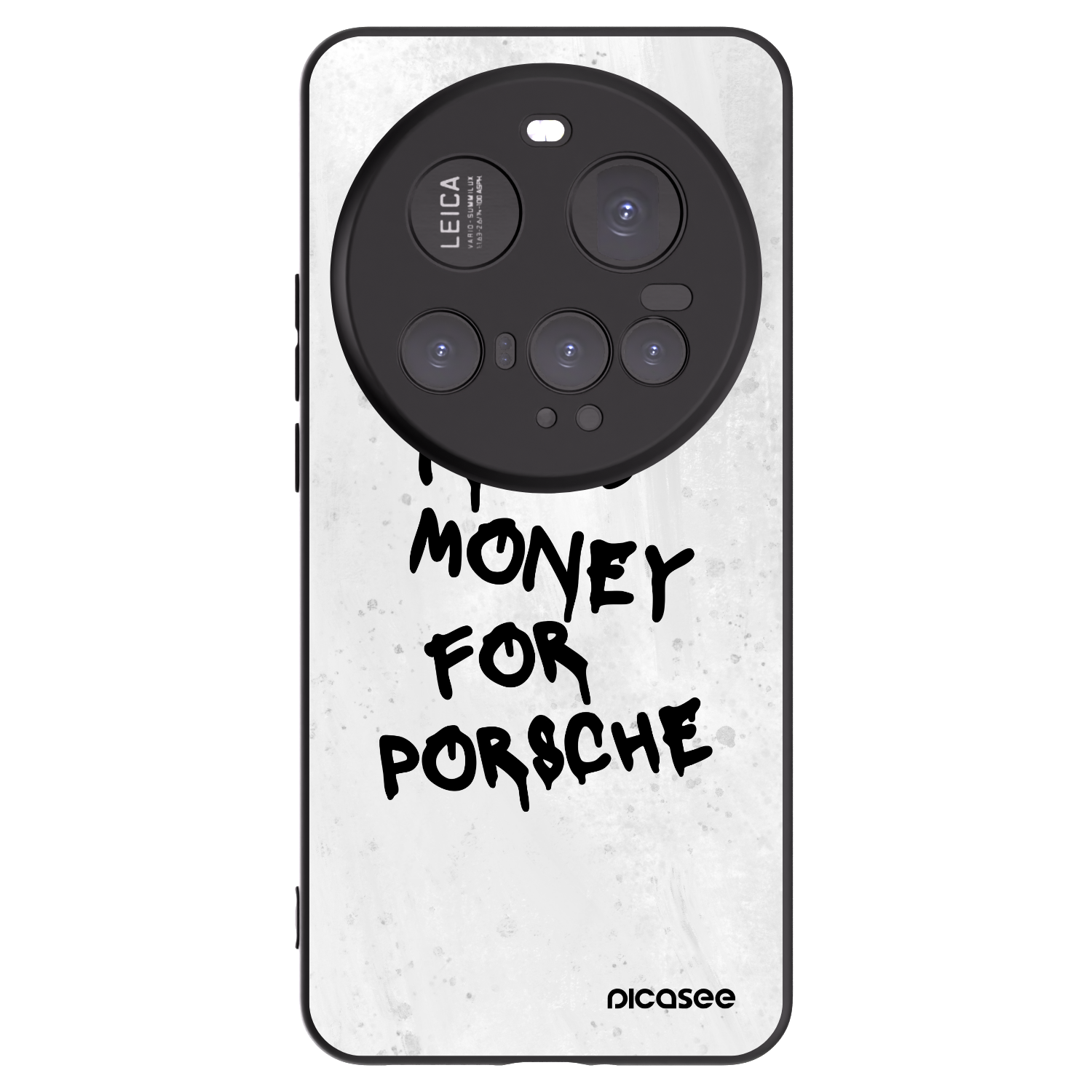 Picasee Μαύρη θήκη σιλικόνης για Xiaomi 15 Ultra - White Dollar