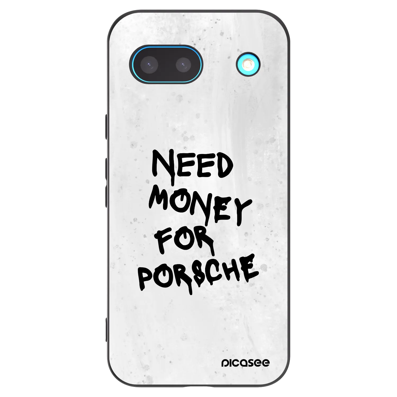 Picasee Μαύρη θήκη σιλικόνης για Google Pixel 8a - White Dollar