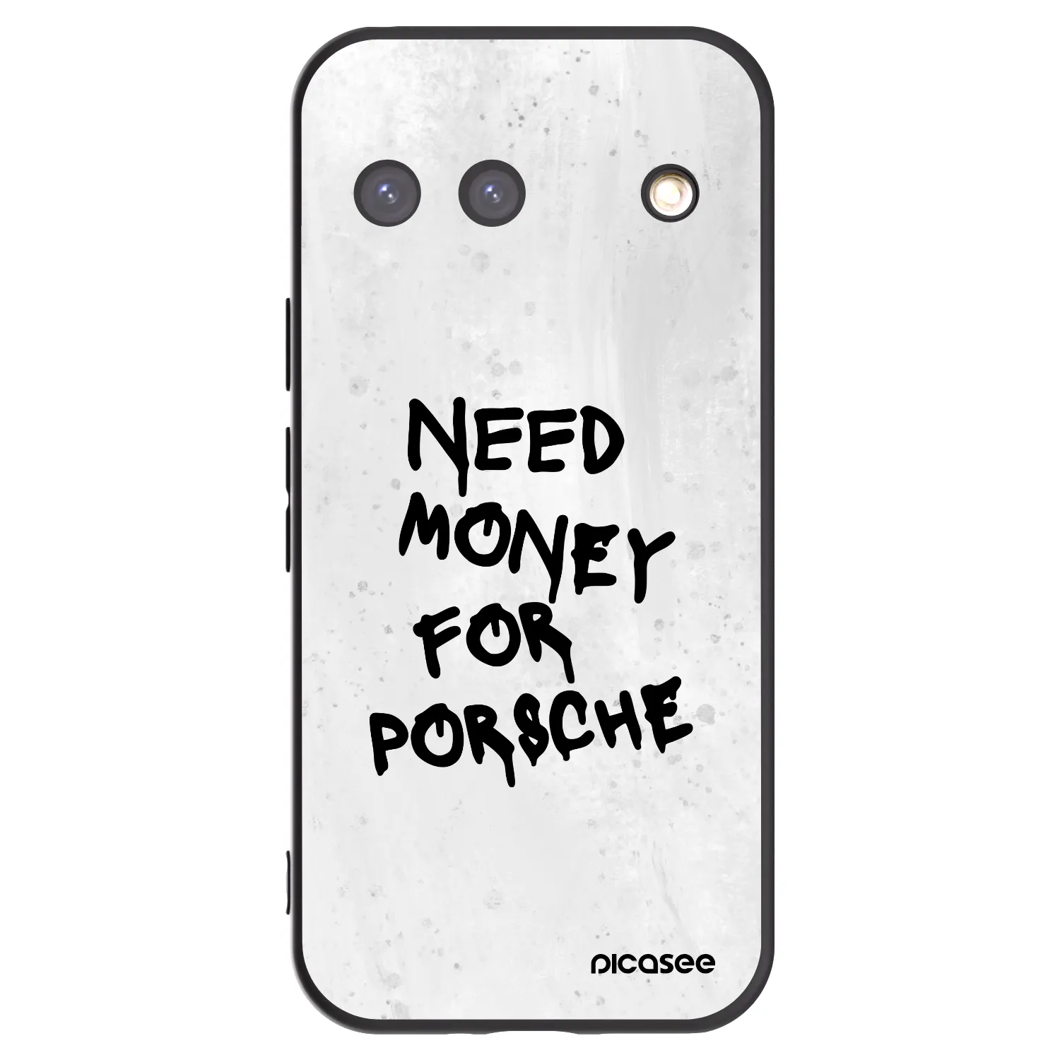 Picasee Μαύρη θήκη σιλικόνης για Google Pixel 9 - White Dollar