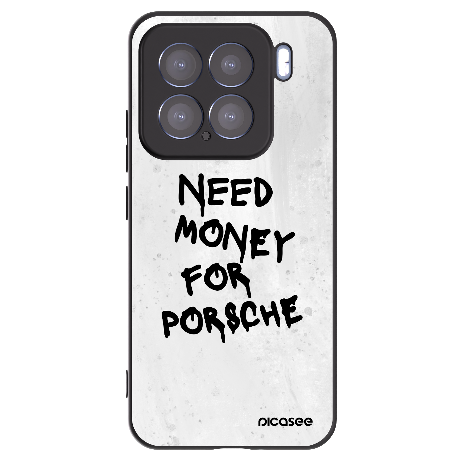 Picasee Μαύρη θήκη σιλικόνης για Xiaomi 15 - White Dollar