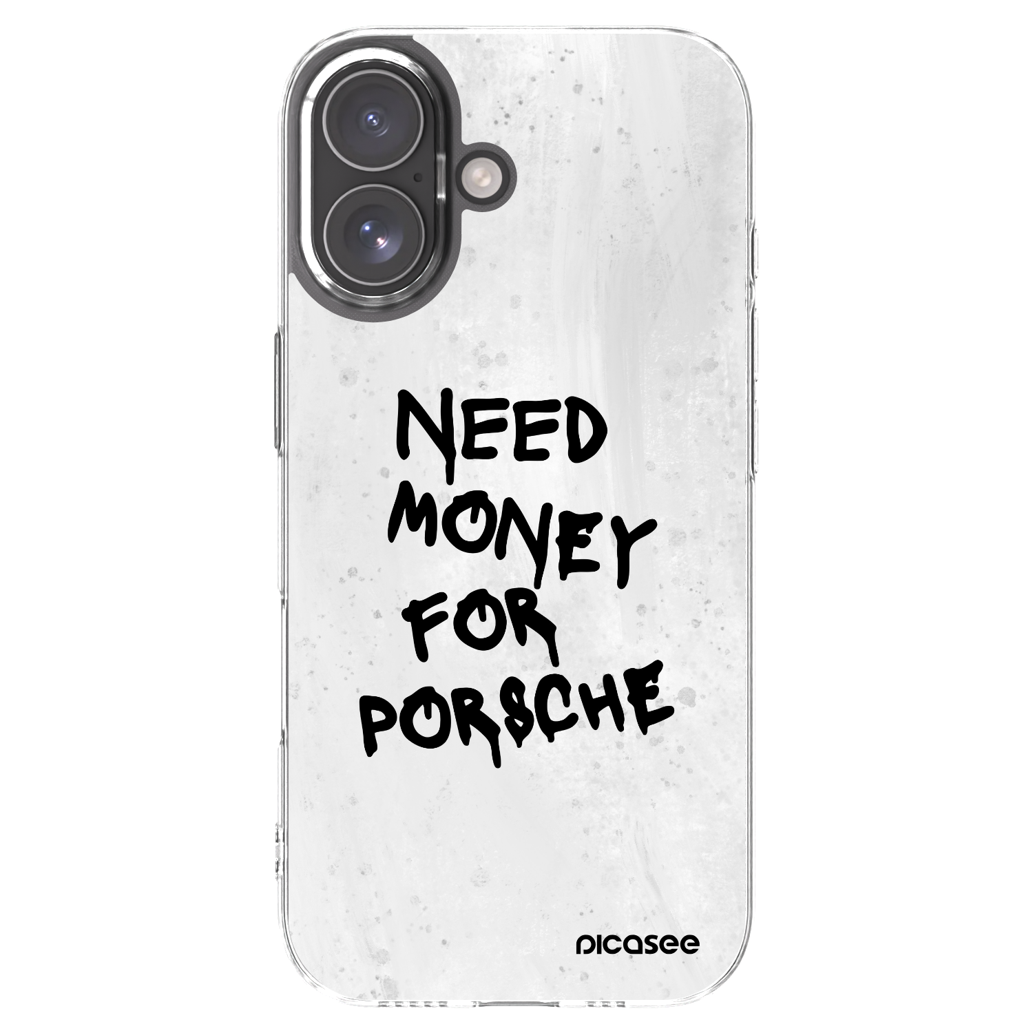 Picasee διαφανής θήκη σιλικόνης Apple iPhone 17 - White Dollar