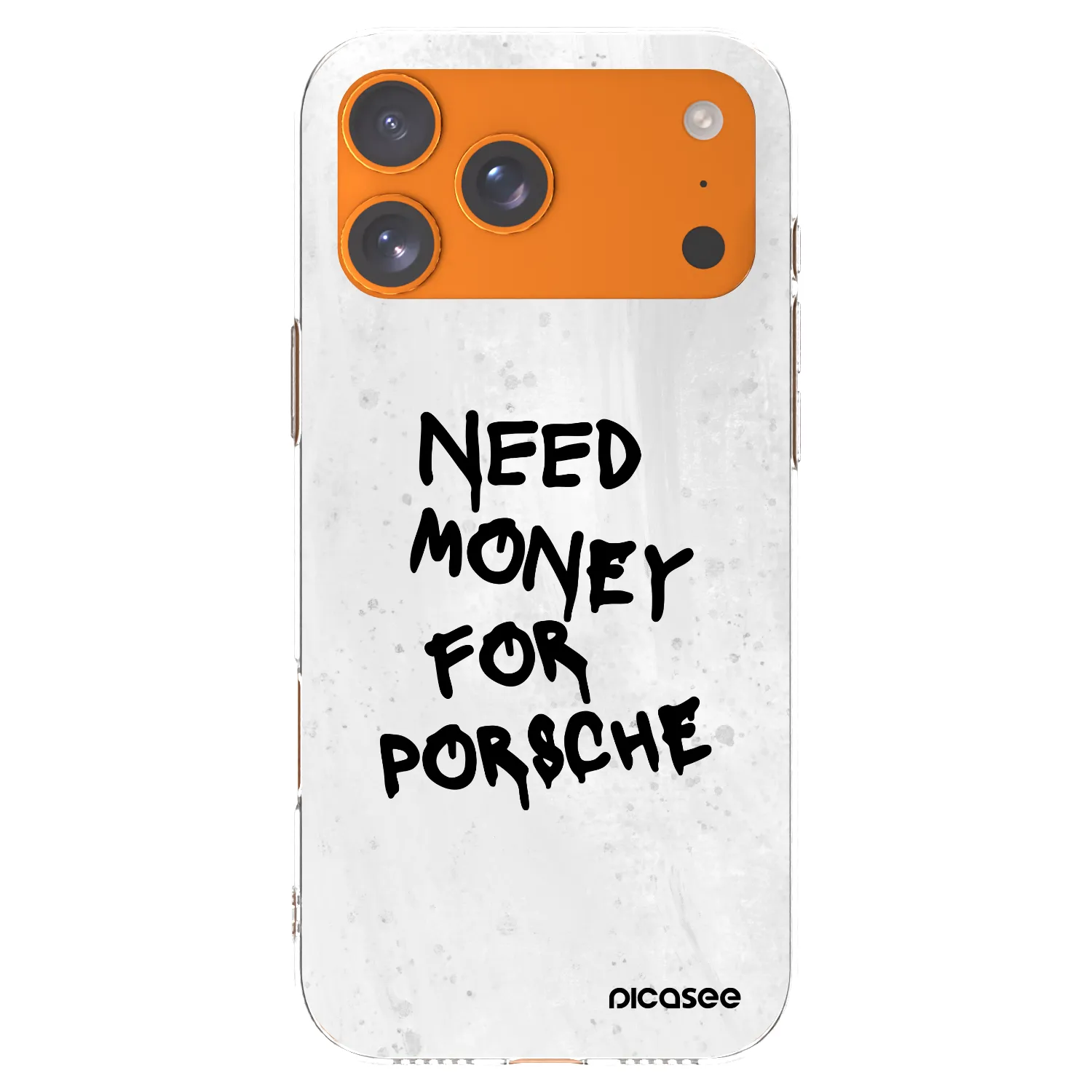 Picasee διαφανής θήκη σιλικόνης Apple iPhone 17 Pro Max - White Dollar