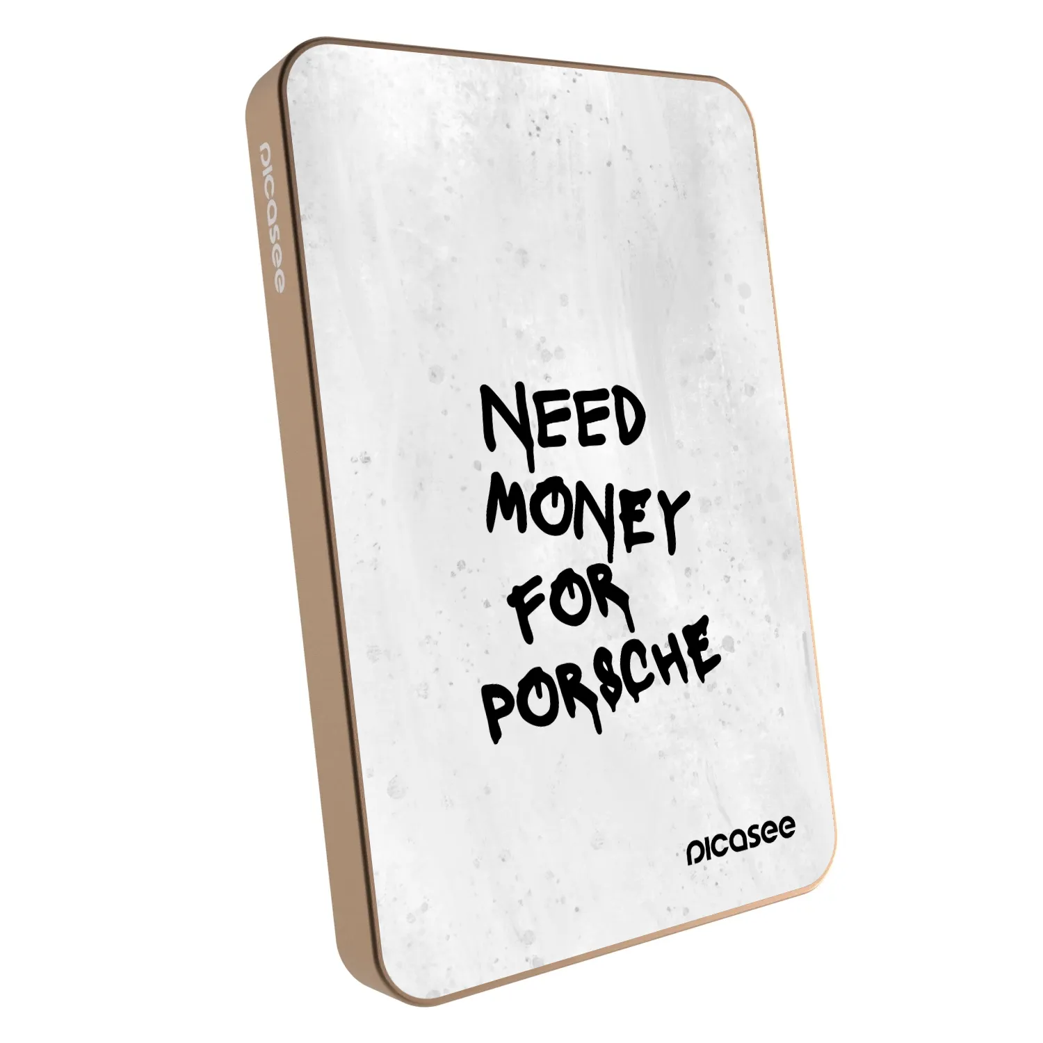 Picasee Powerbank με MagSafe 5 000 mAh Χρυσαφένιος - White Dollar