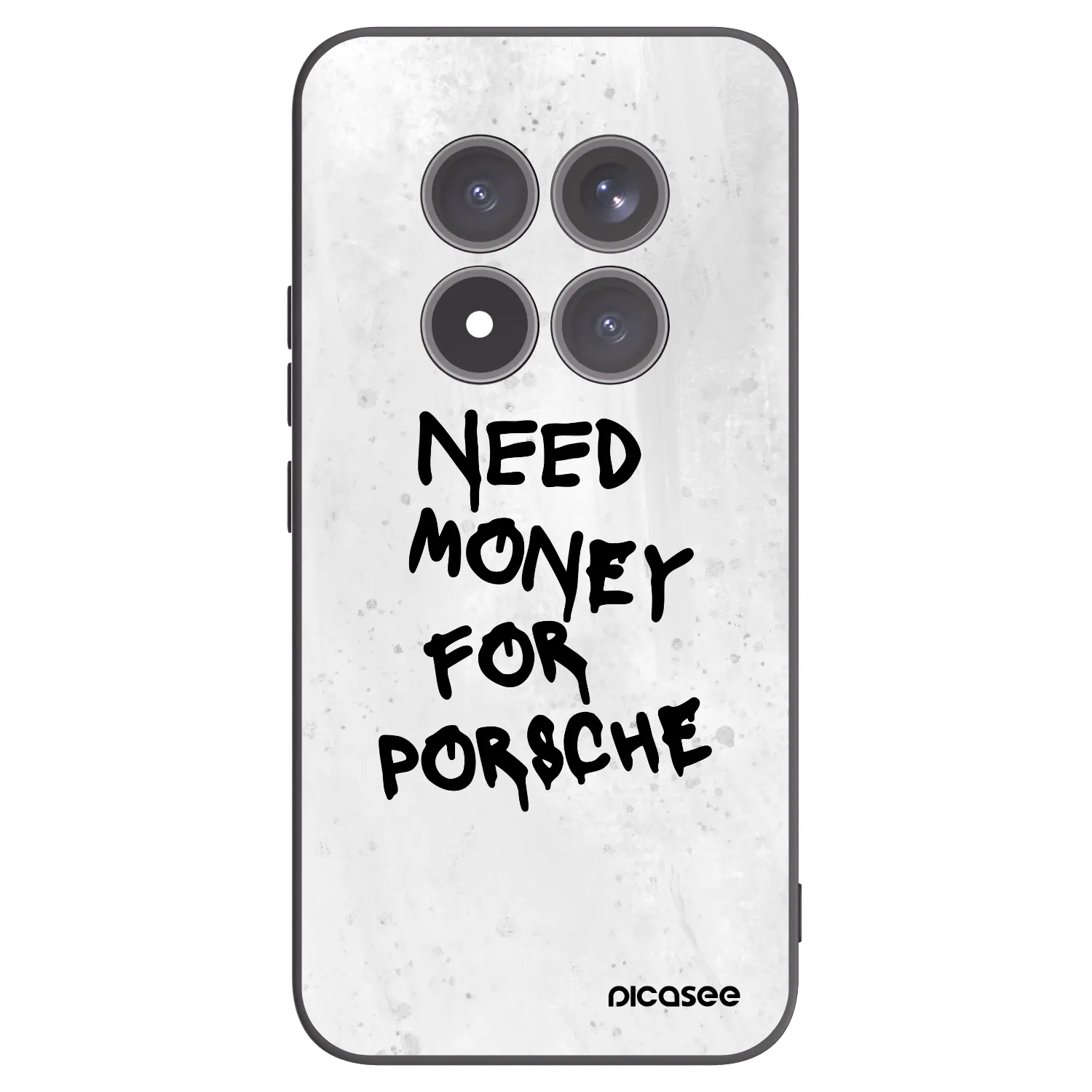 Picasee Μαύρη θήκη σιλικόνης για Xiaomi Redmi Note 15 Pro+ - White Dollar